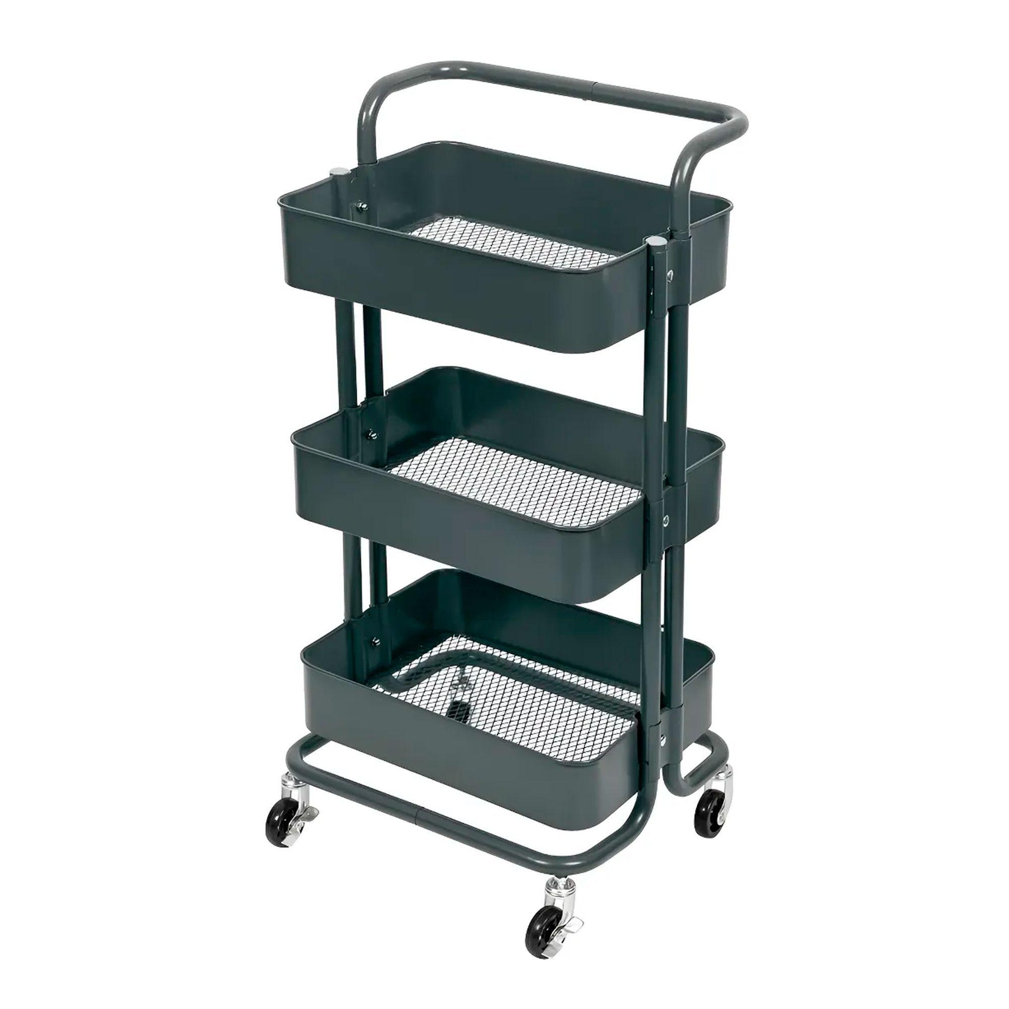 Carrito Organizador Almacenamiento 3 Niveles Con Ruedas-0