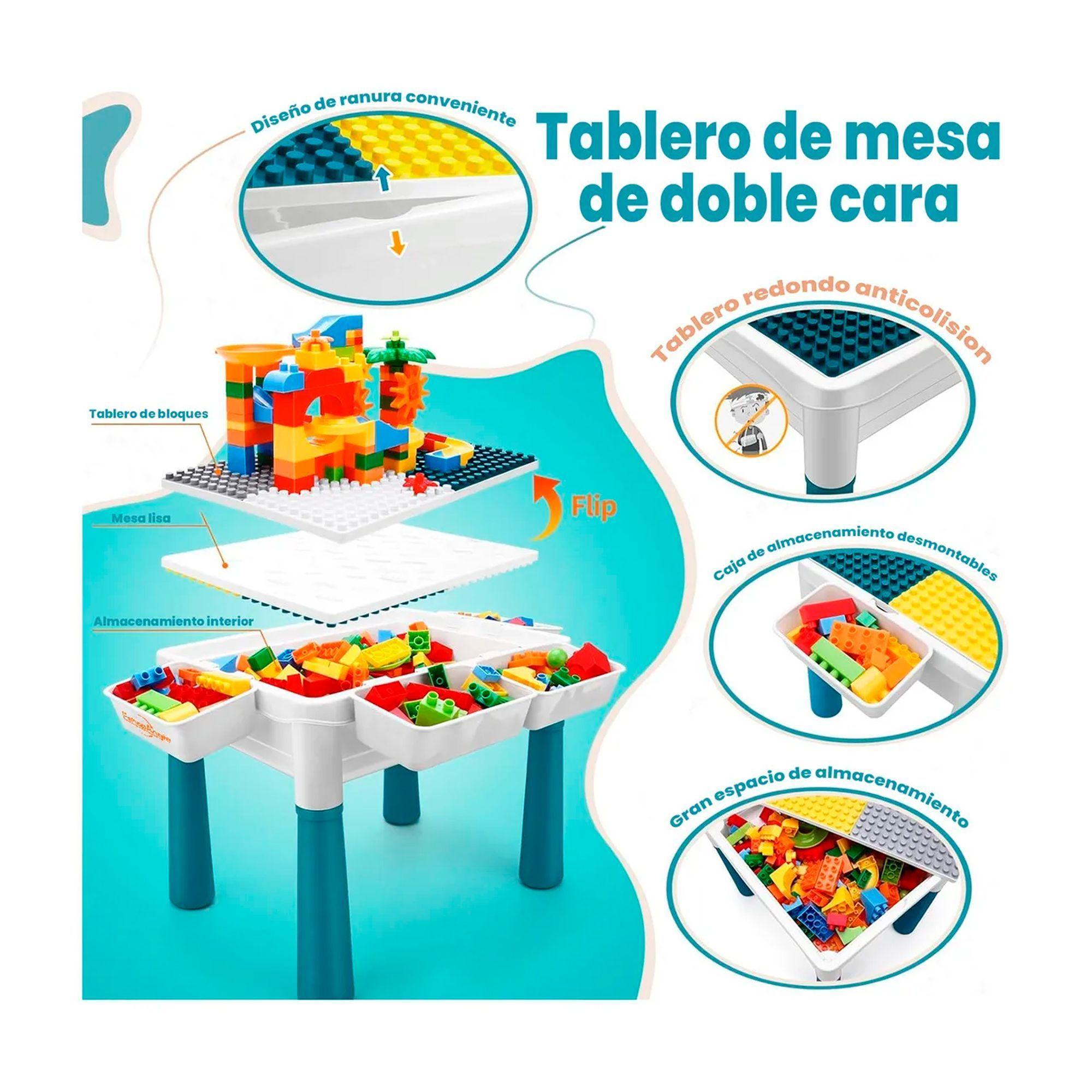 Mesa Didactica De Bloques Construcción Mas Silla-2