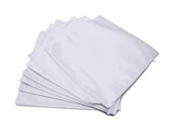 Pack10 Fundas De Cojín Liso Color Blanco 40x40cm/sublimación-6