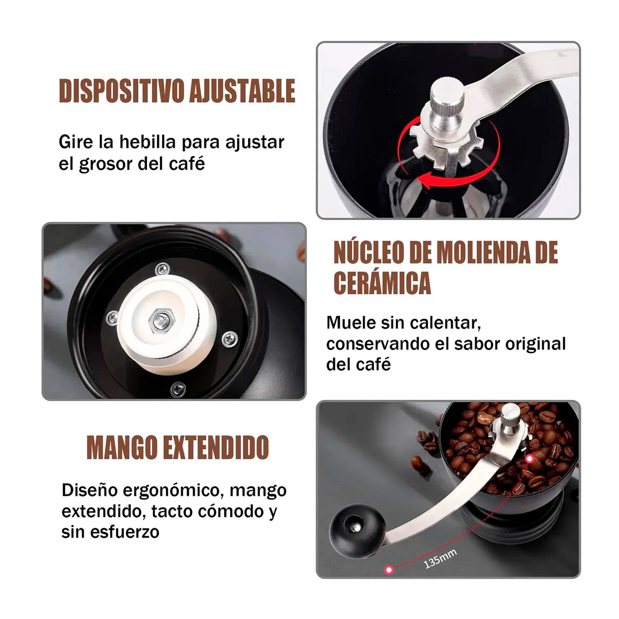 Molinillo Moledor De Granos De Caf Y Semillas Manual-3