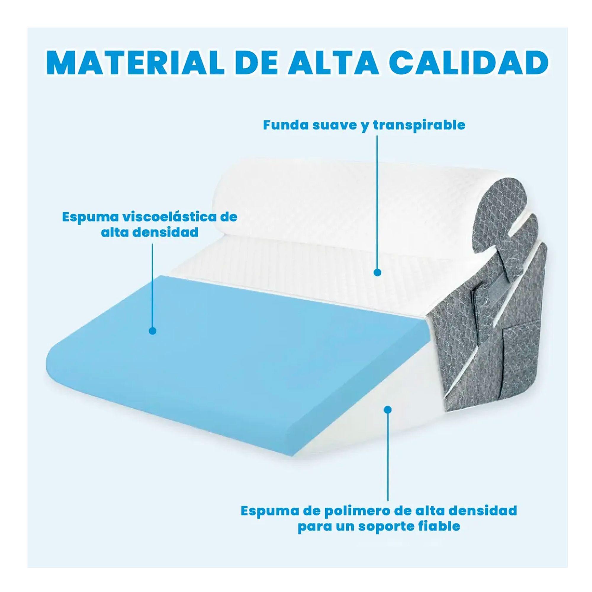 Almohada Cojin Antireflujo Tipo Cuna Respaldo Grande Adulto-2