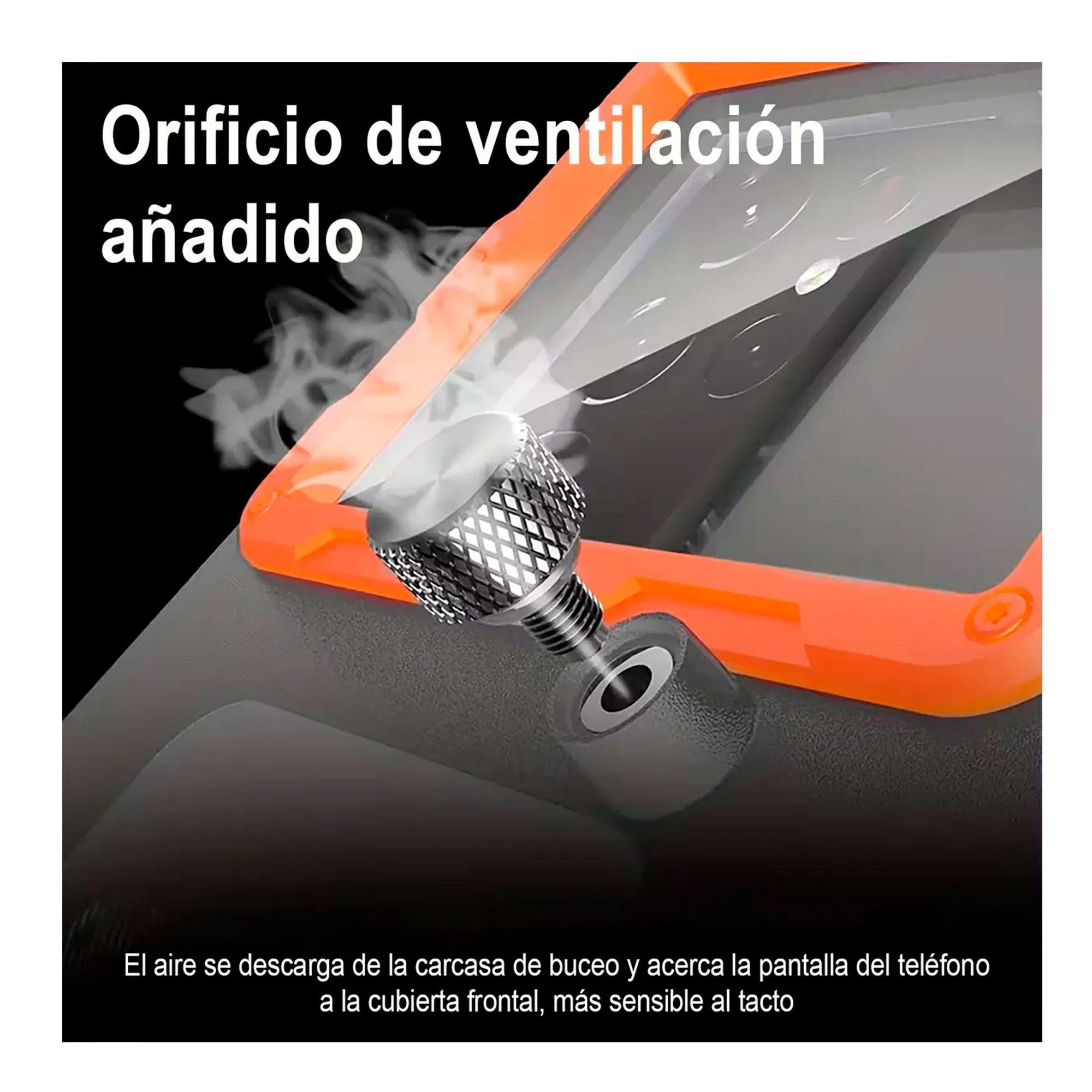 Carcasa Celular Impermeable Sumergible De Buceo De 15 Mts-2