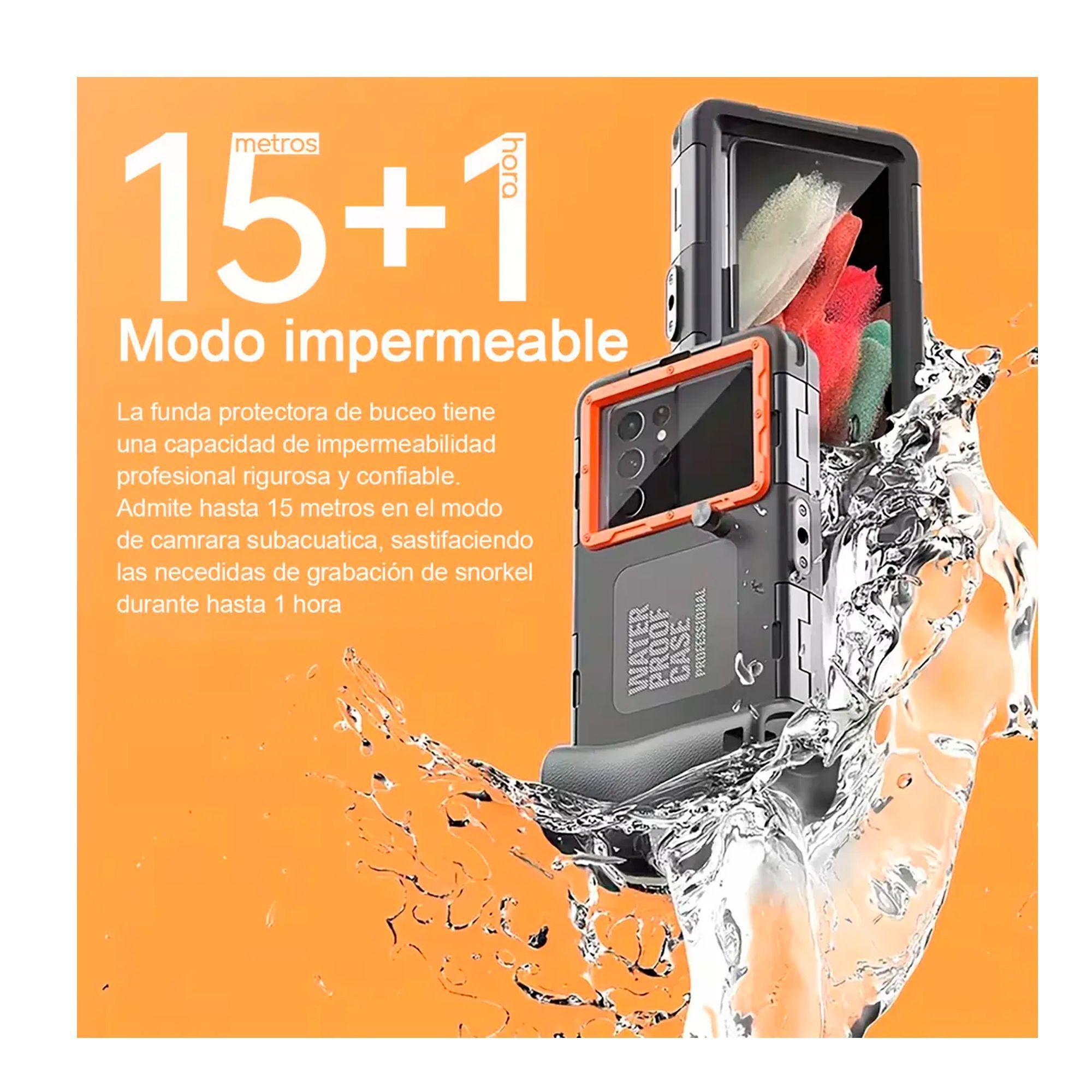 Carcasa Celular Impermeable Sumergible De Buceo De 15 Mts-3