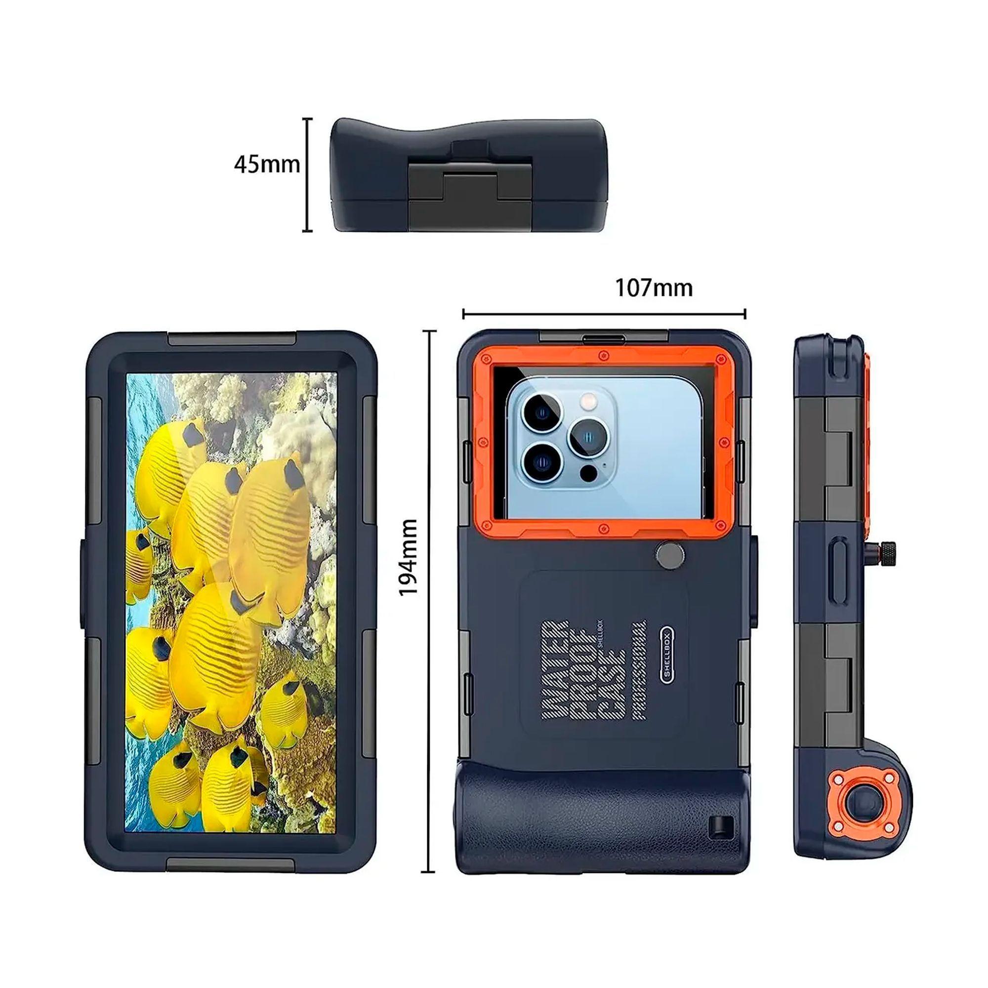Carcasa Celular Impermeable Sumergible De Buceo De 15 Mts-7