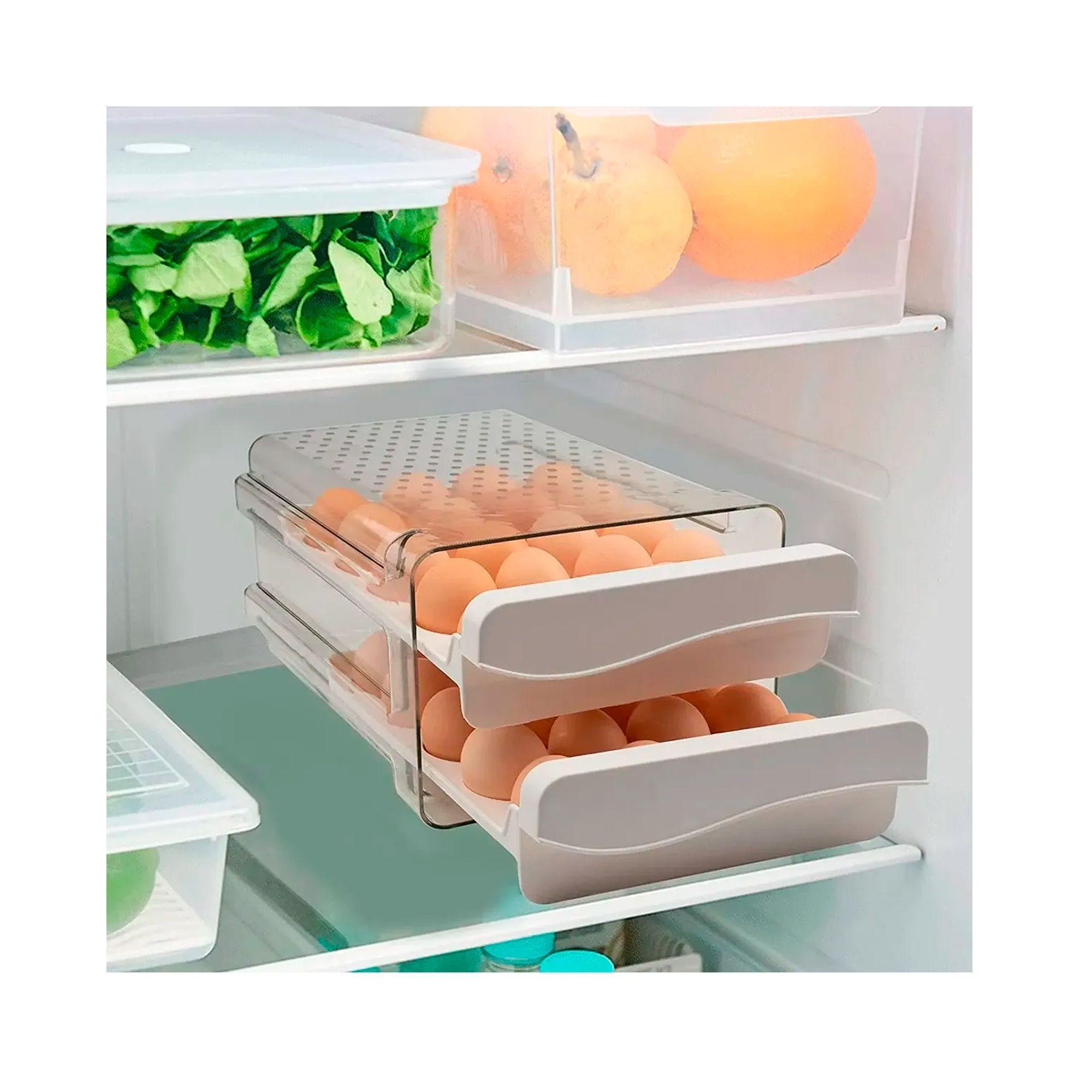 Organizador De Huevos Caja Para 40 Huevos 2 Niveles-6