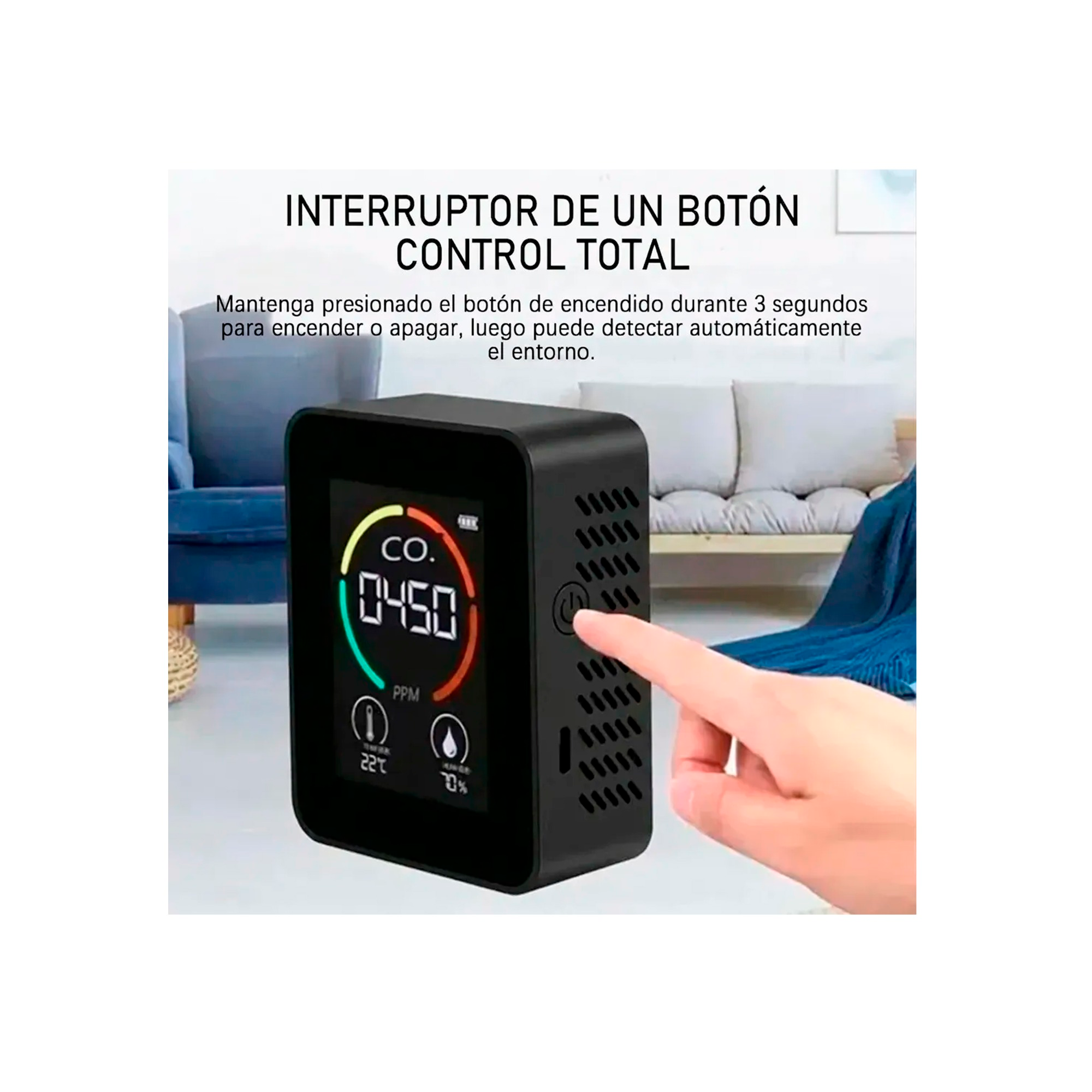 Monitor De Calidad Del Aire Co2 Detector De Di xido De Carbo-2