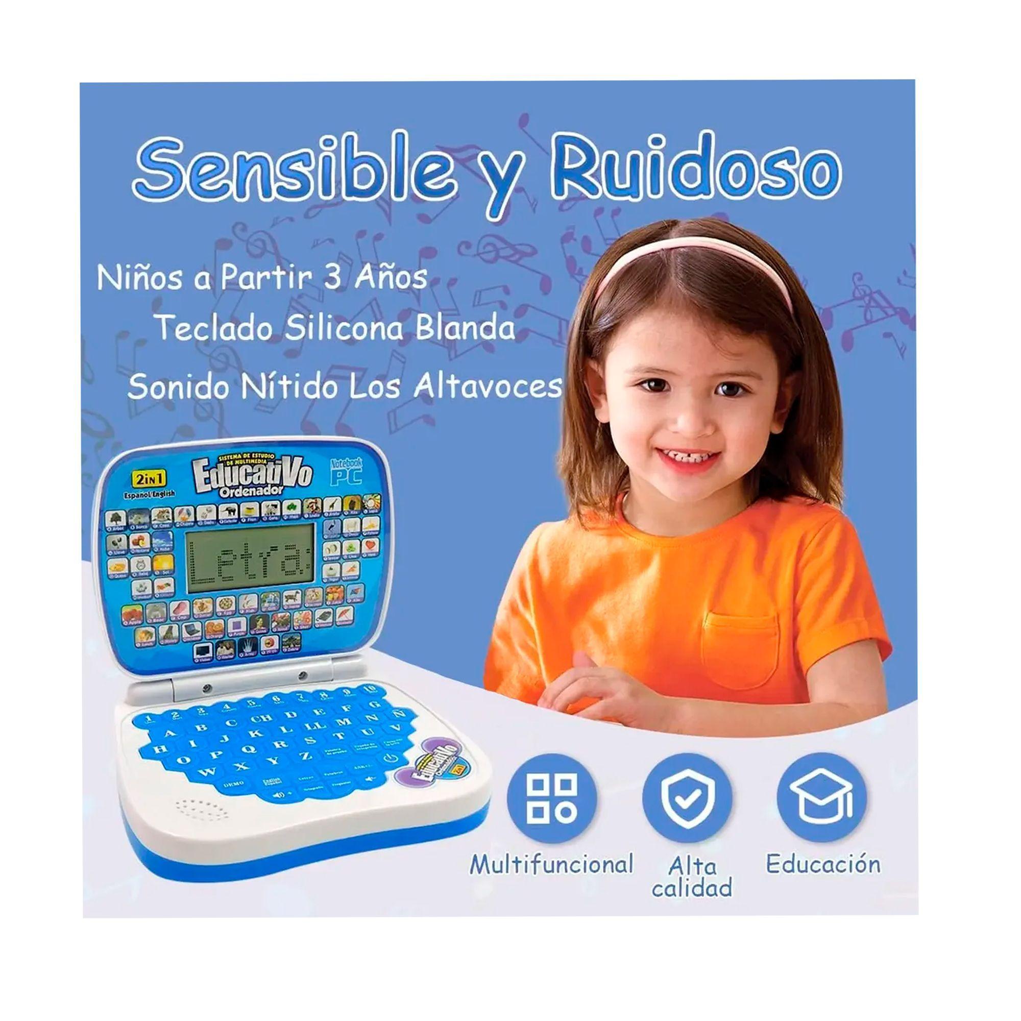 Laptop De Juguete Didáctica Educativa Con Pantalla-3