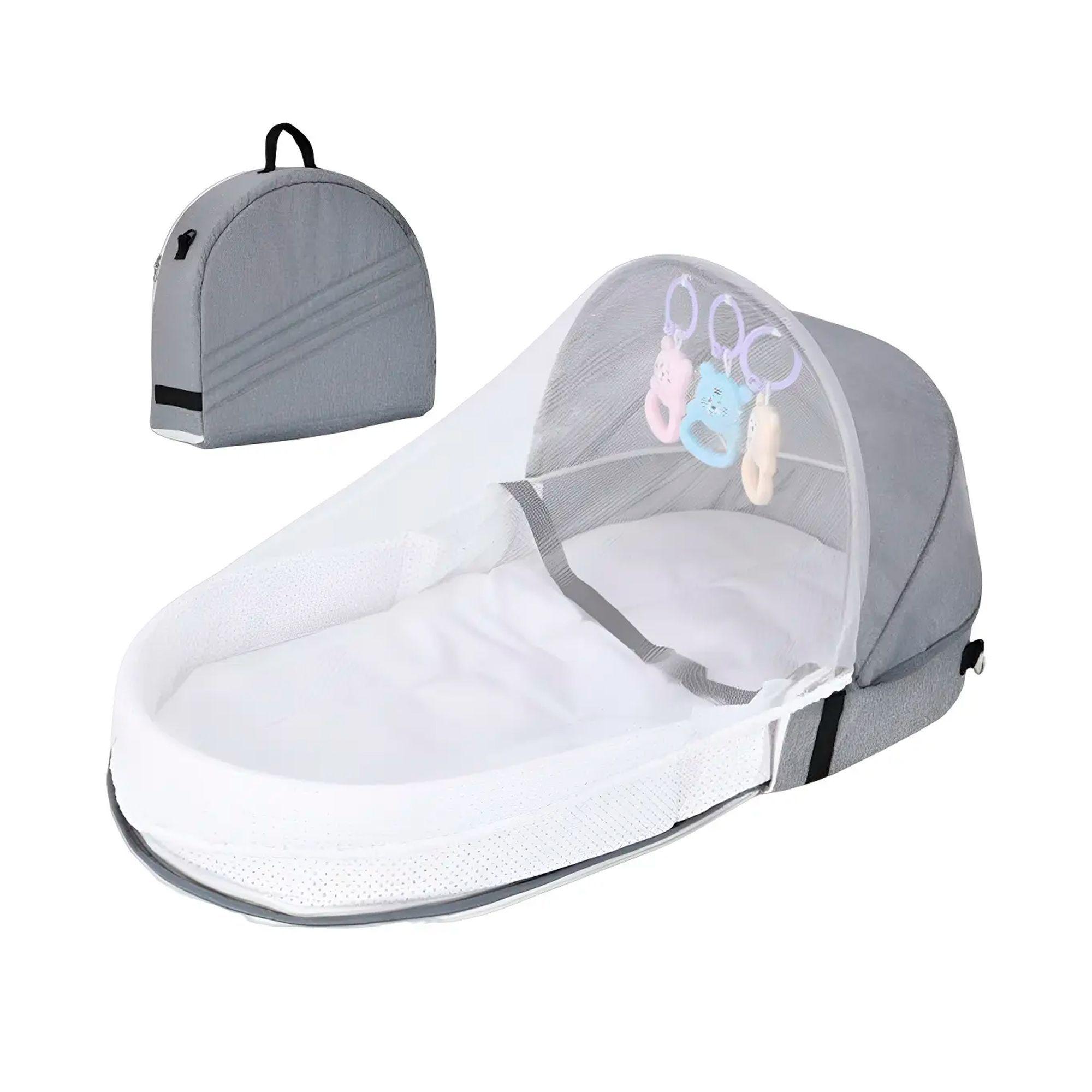 Cama Mois s Para Beb Port til Plegable Con Mosquitera-0