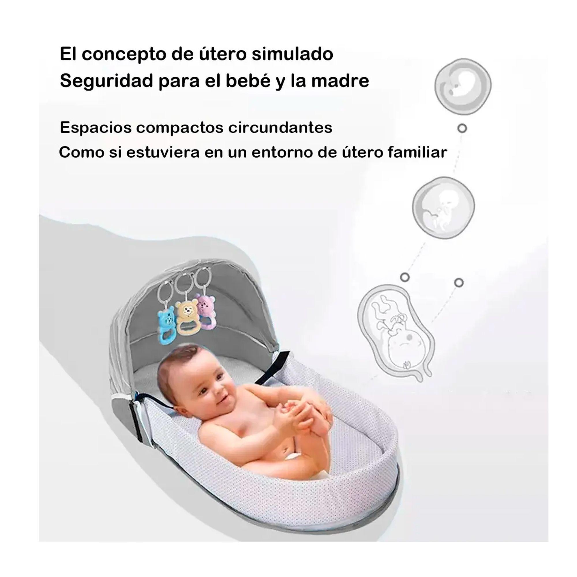 Cama Mois s Para Beb Port til Plegable Con Mosquitera-1