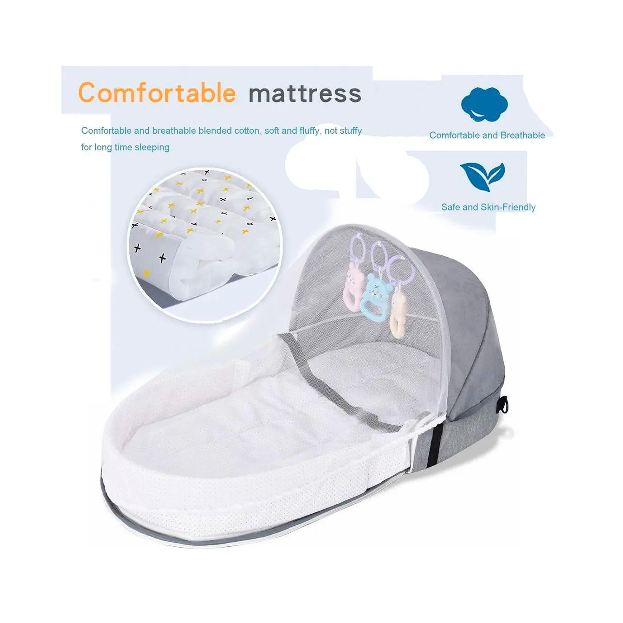 Cama Mois s Para Beb Port til Plegable Con Mosquitera-3