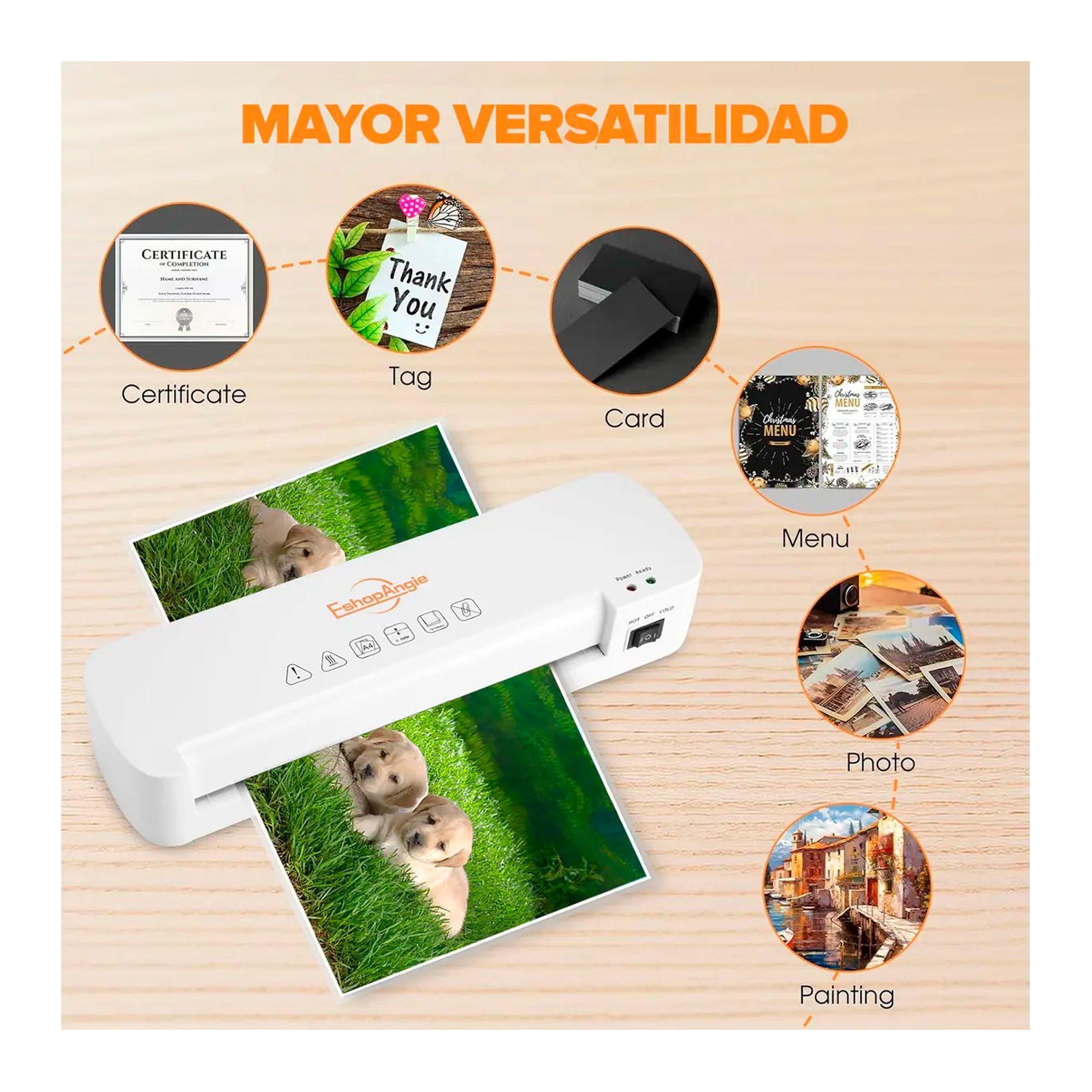 Pack Termolaminadora Plastificadora A4 100 Micas L minas A4-2