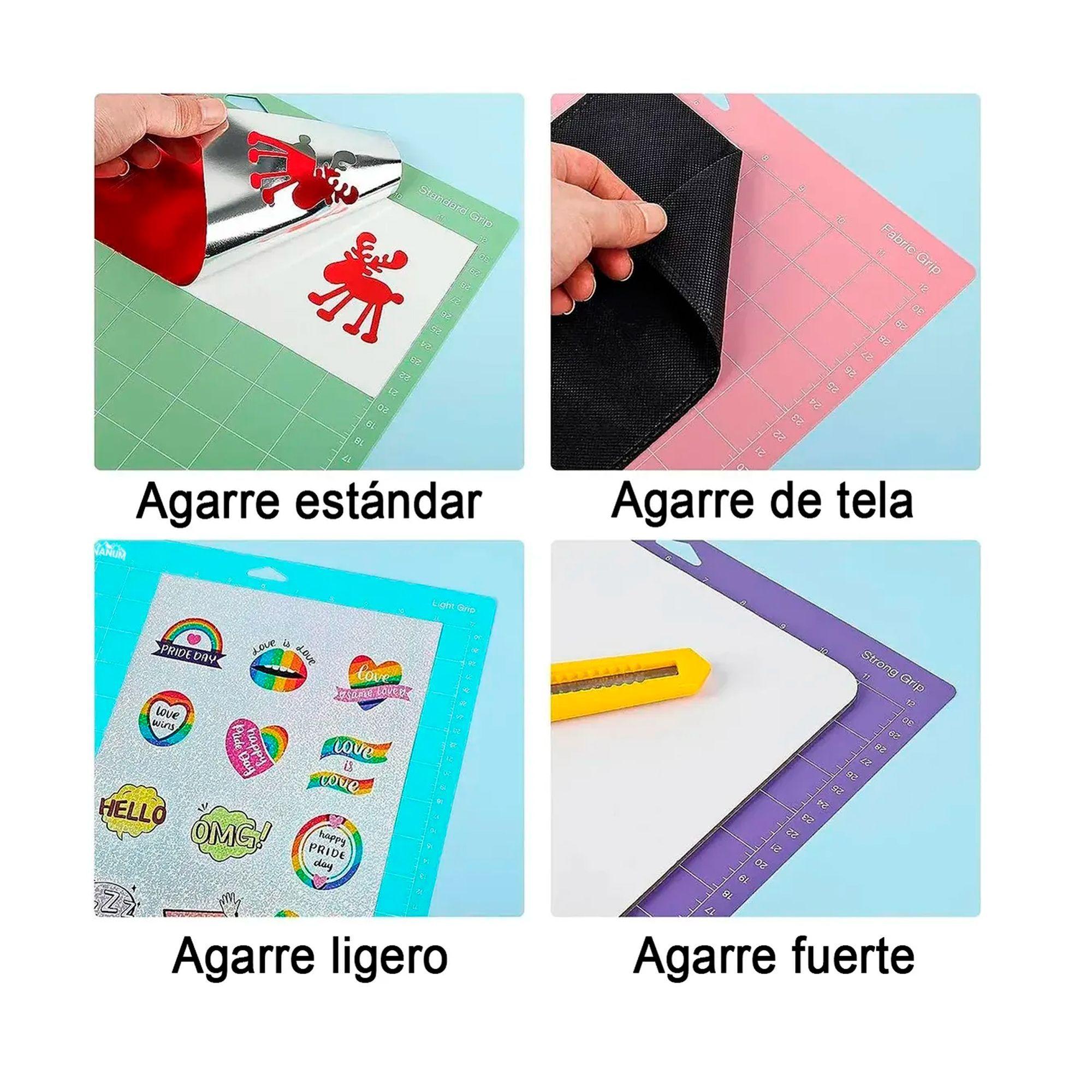Kit De 4 Tapetes De Corte 30x30 Compatibles Con Cricut cameo-5