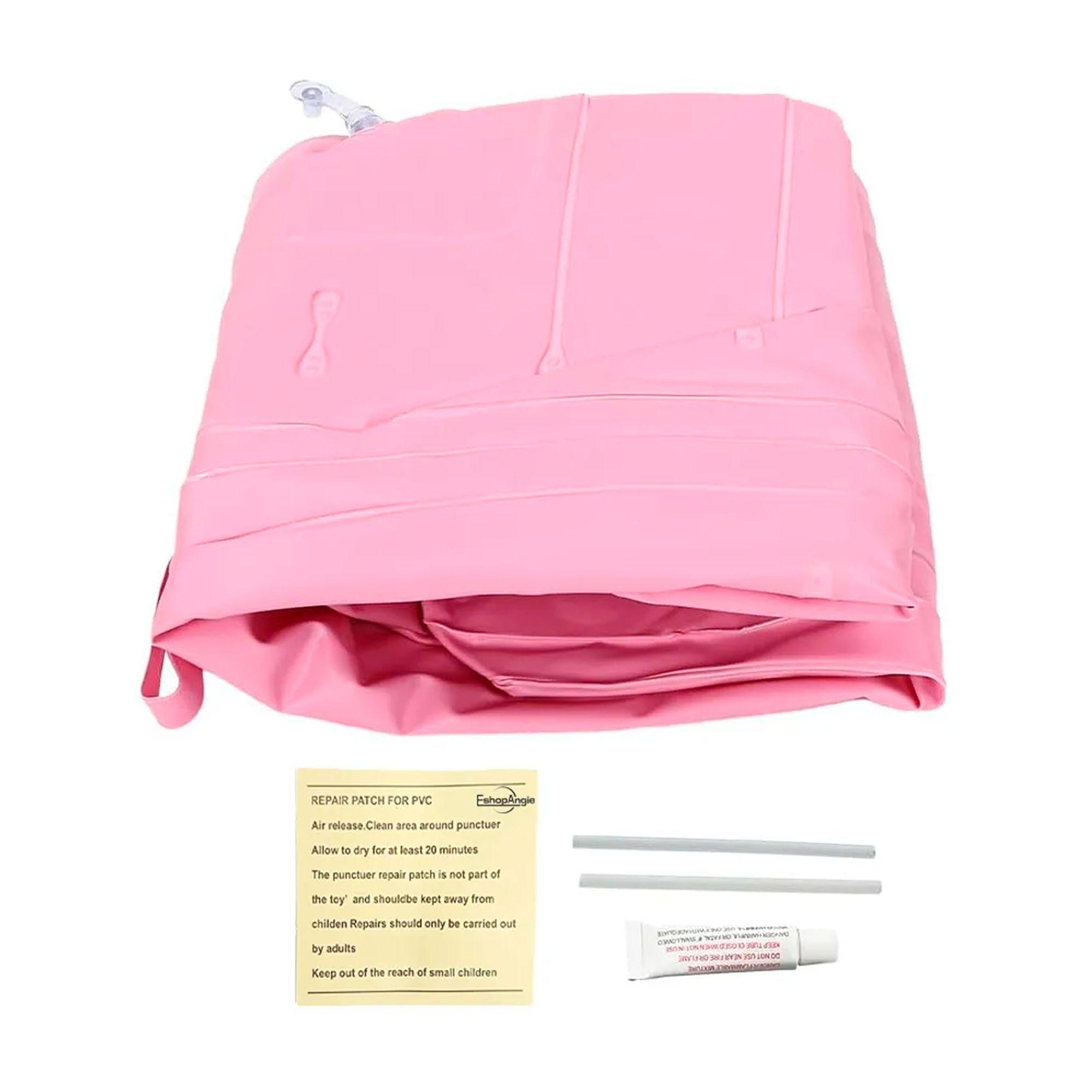 Bañera Tina Inflable Bebés Portátil Plegable Antideslizante -5