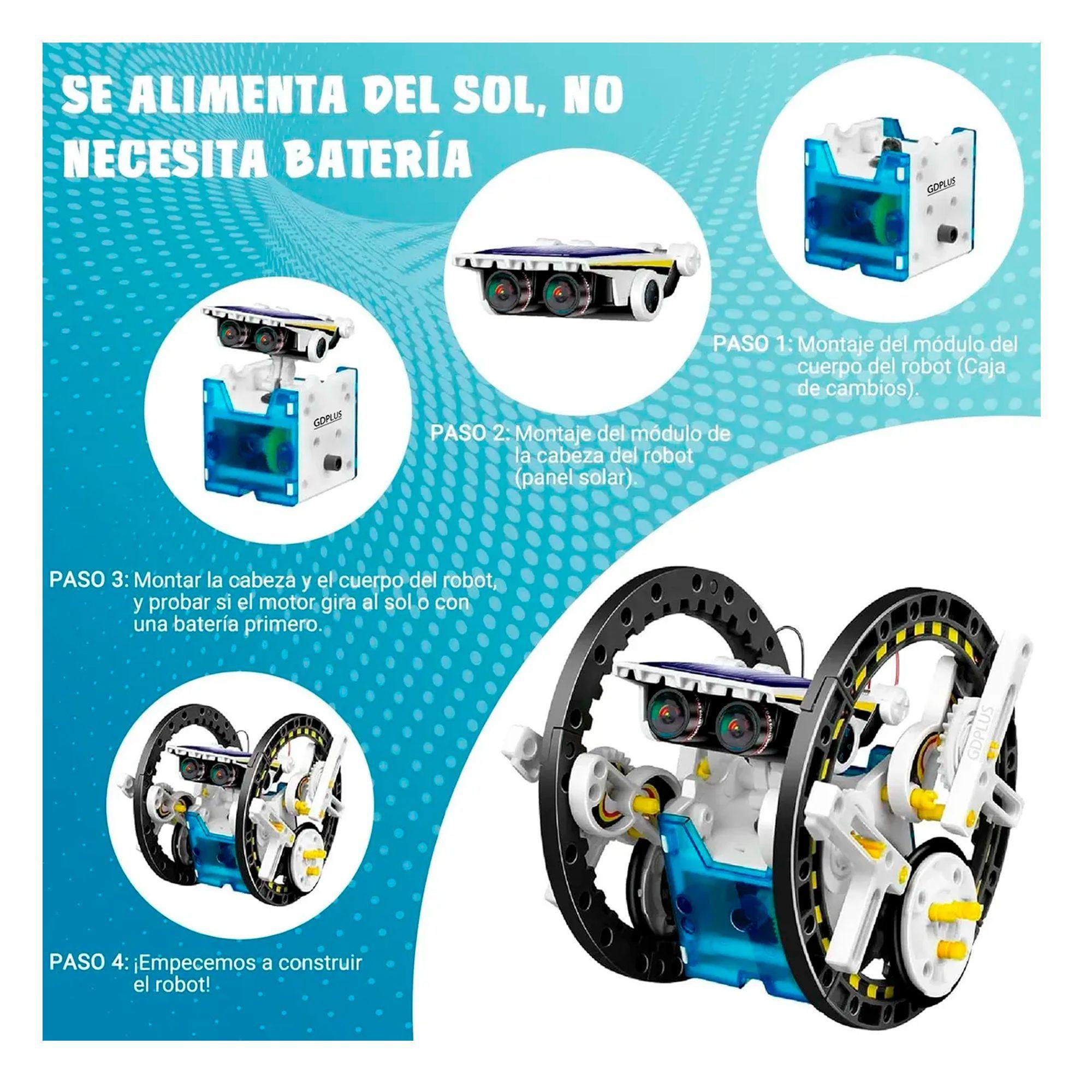 Robot Solar 13 En 1 Educativo Stem Robotica Didactico Niños-3