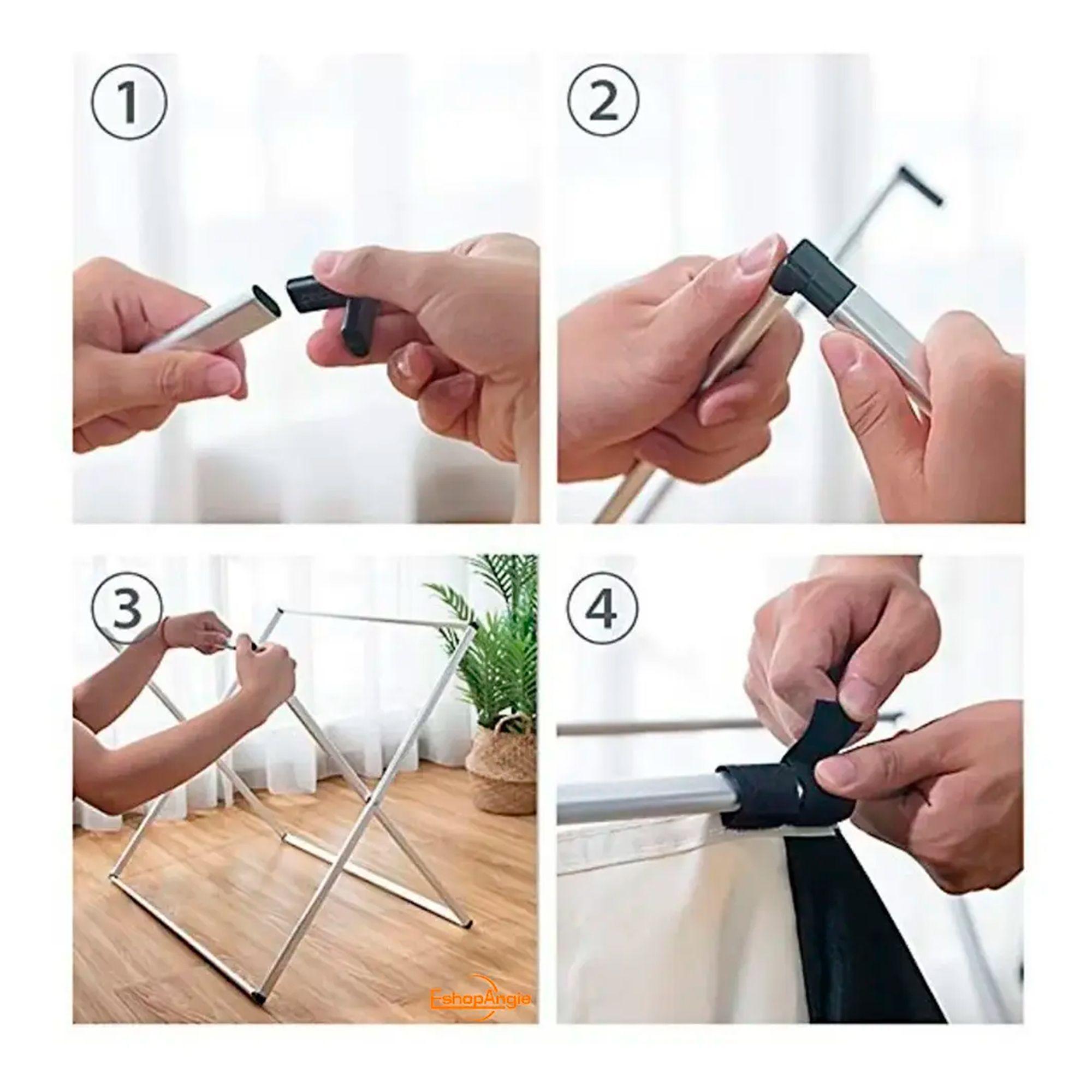 Cesta Canasto Plegable Almacenamiento Ropa Sucia-2