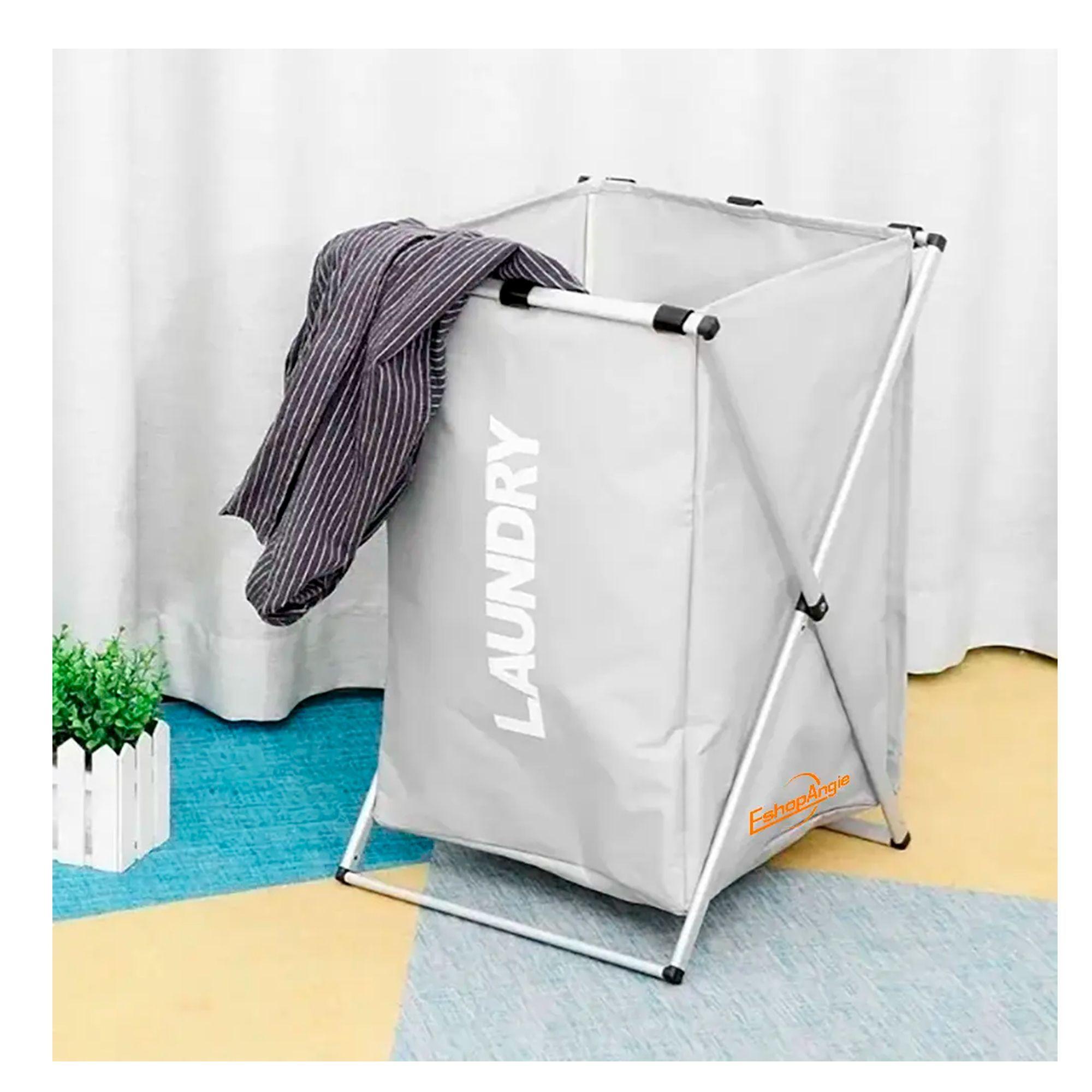 Cesta Canasto Plegable Almacenamiento Ropa Sucia-3