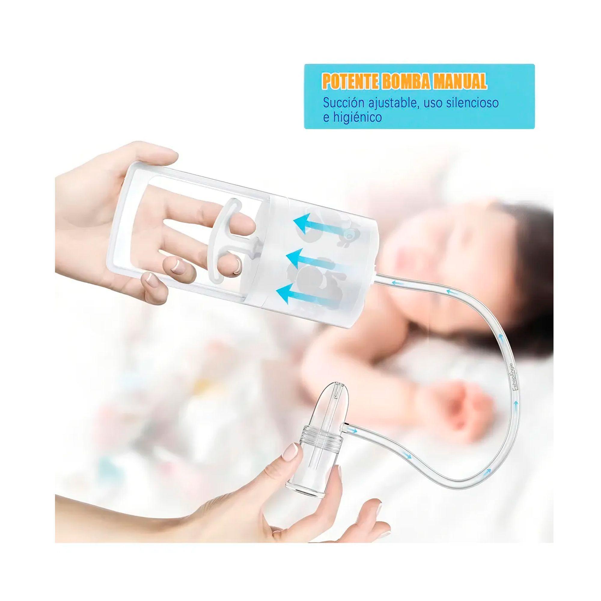 Aspirador Nasal Para Bebes Niños Saca Mocos Con Deposito-2