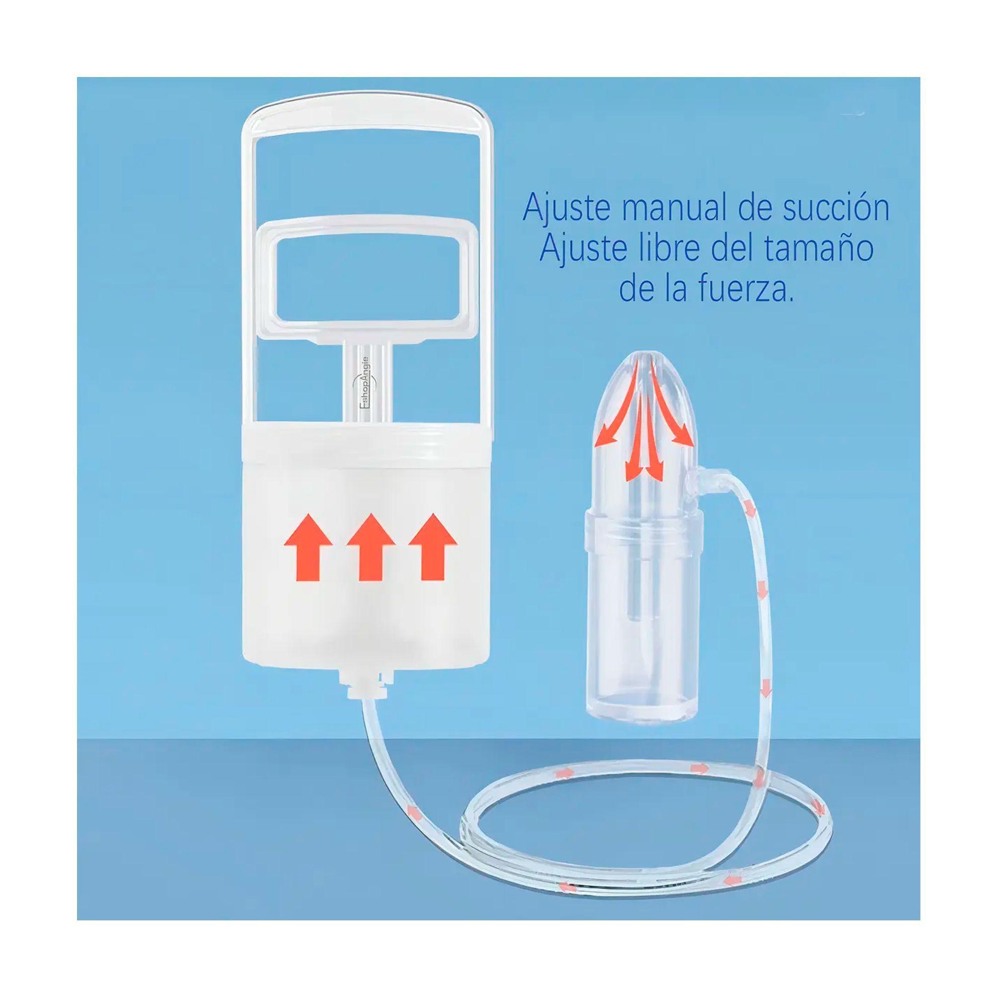 Aspirador Nasal Para Bebes Niños Saca Mocos Con Deposito-3