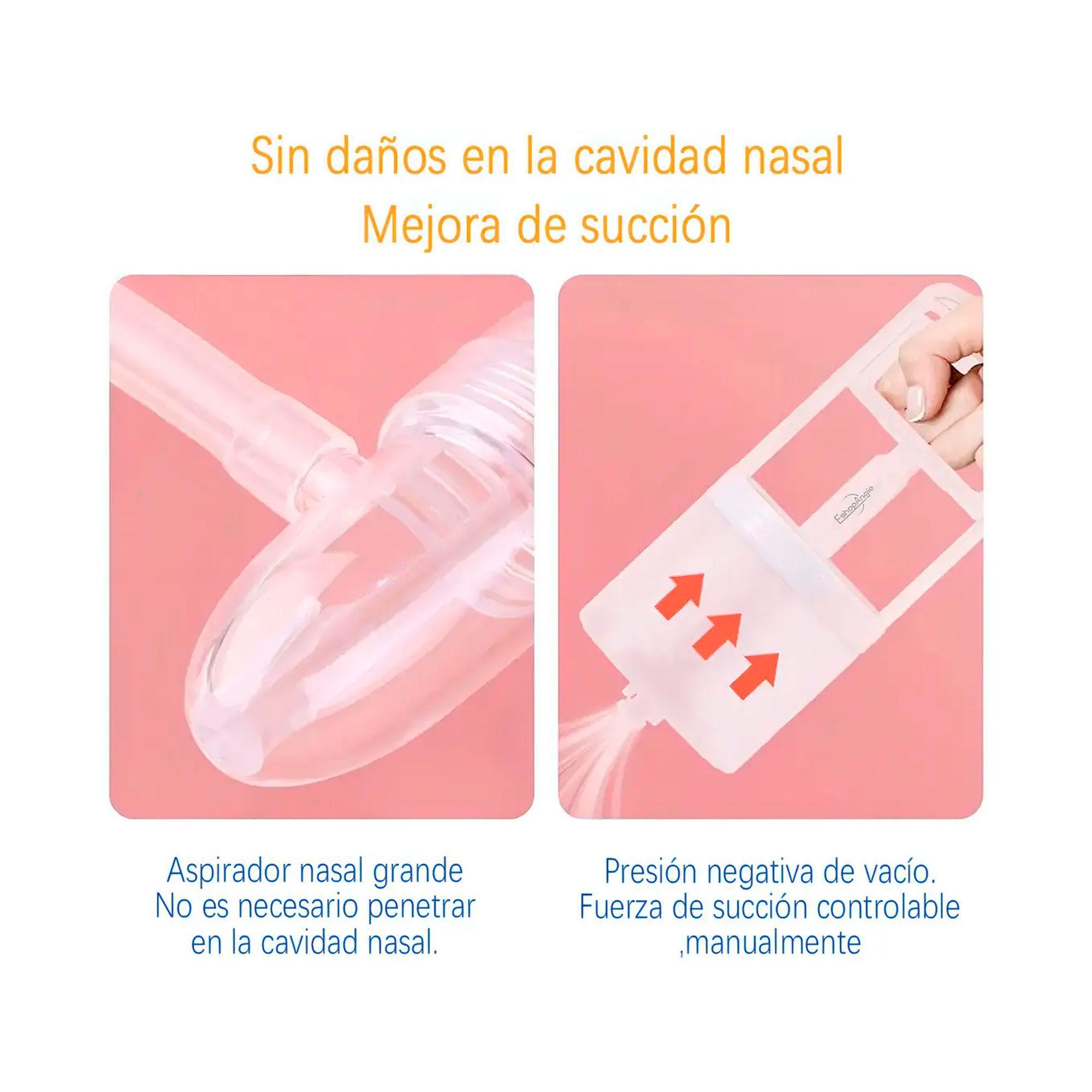Aspirador Nasal Para Bebes Niños Saca Mocos Con Deposito-4
