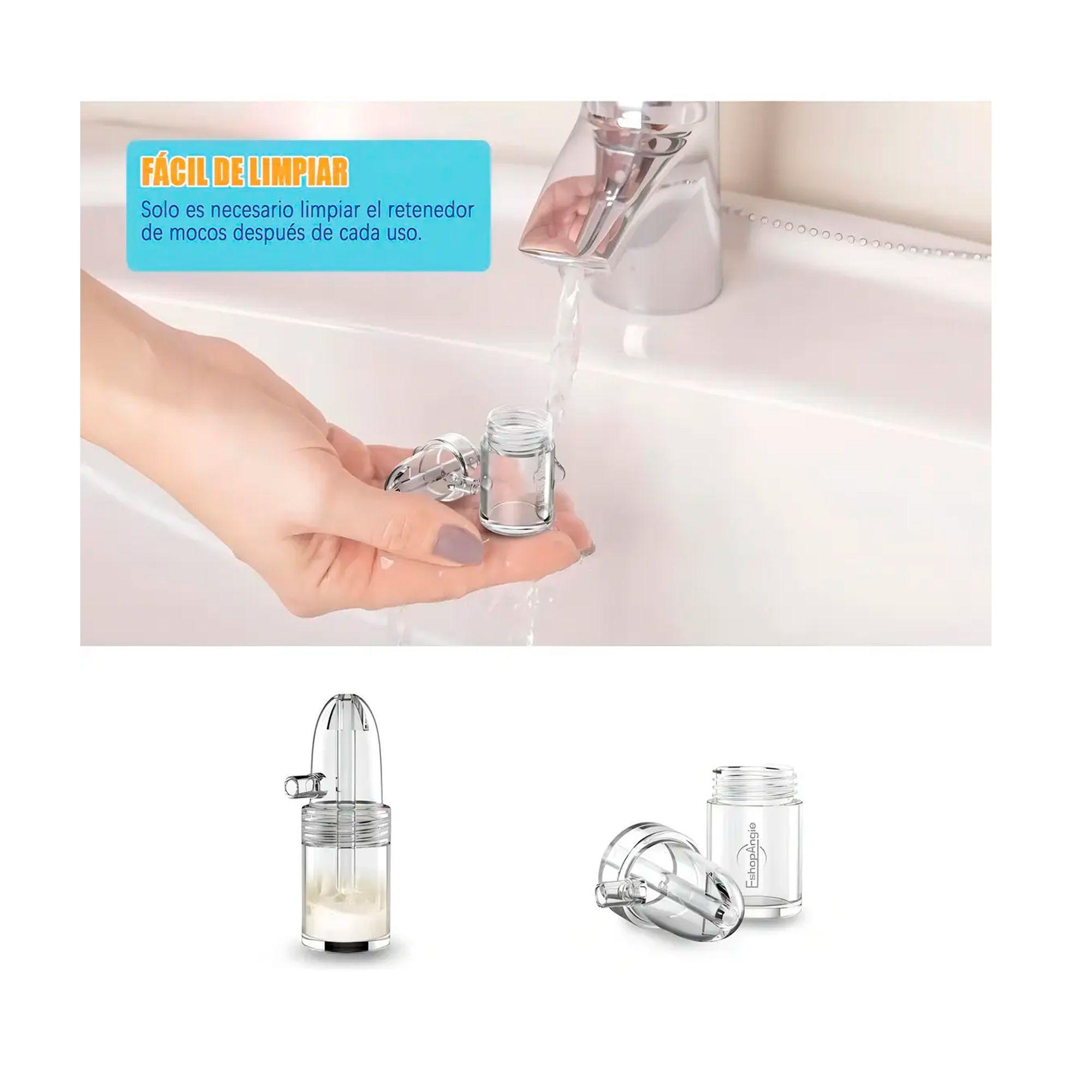 Aspirador Nasal Para Bebes Niños Saca Mocos Con Deposito-6