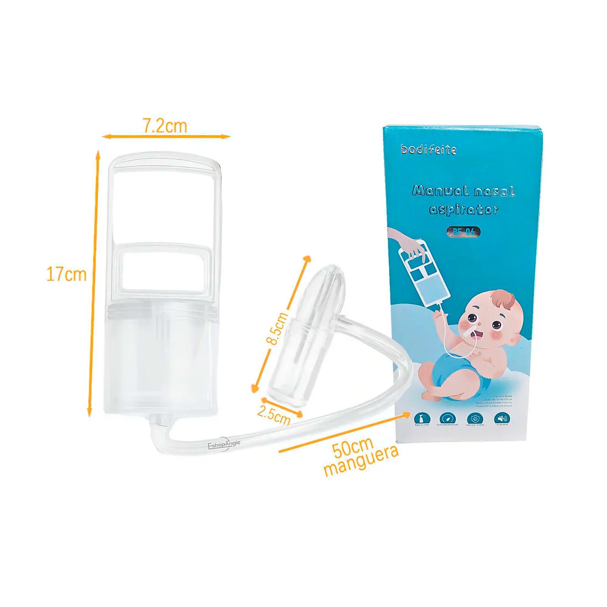 Aspirador Nasal Para Bebes Niños Saca Mocos Con Deposito-7
