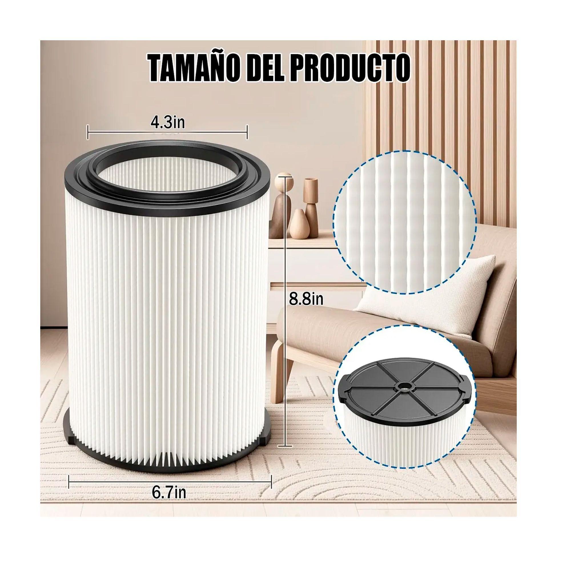 Filtro Para Aspiradora Seco Humedo Repuesto Universal Vf4000-5