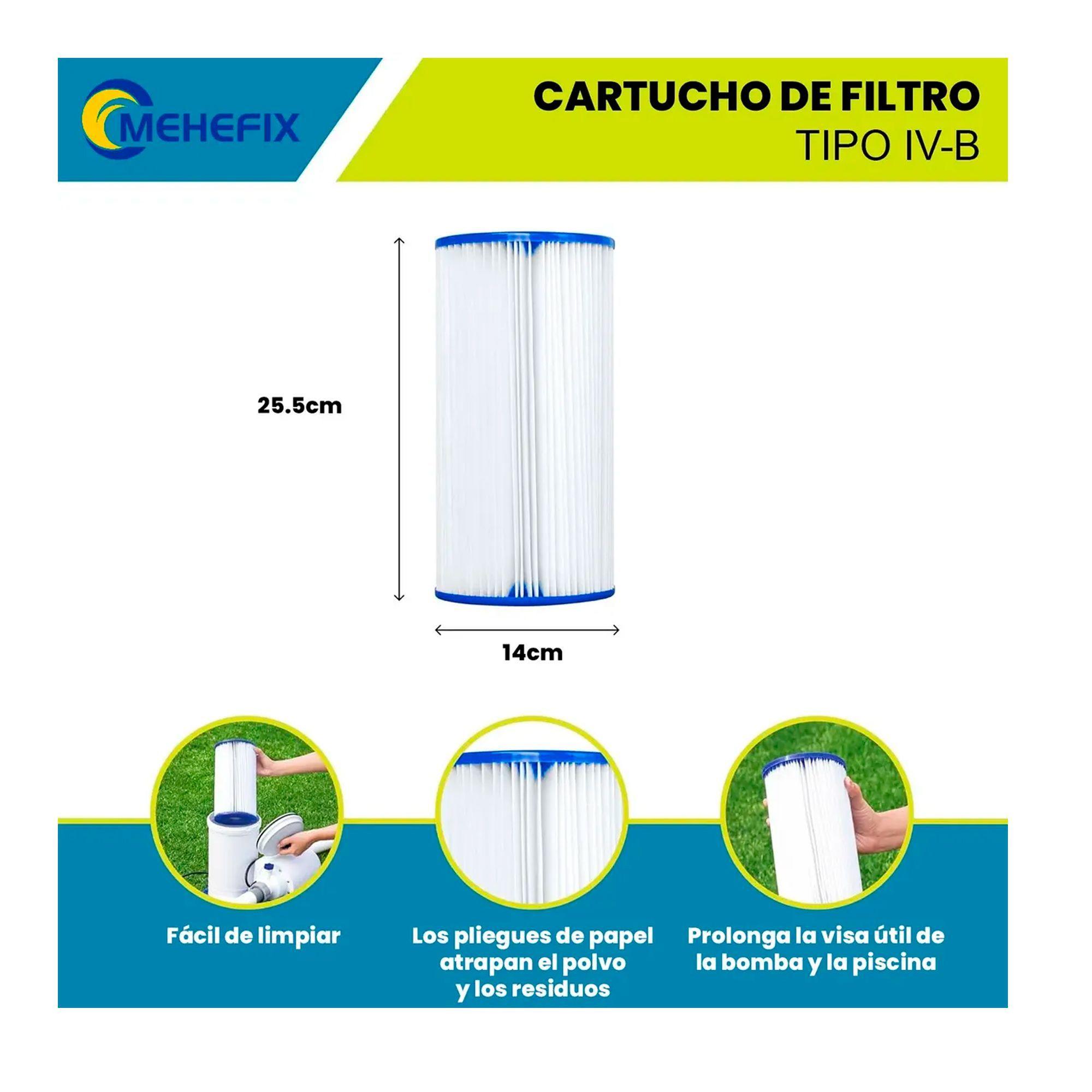 Repuesto Cartucho De Filtro Tipo Iv Bestway Piscina-3