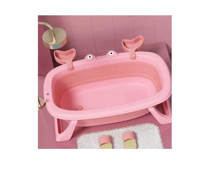 Tina Bañera Plegable Para Bebe De Cangrejo Edad 3-36 Meses-5