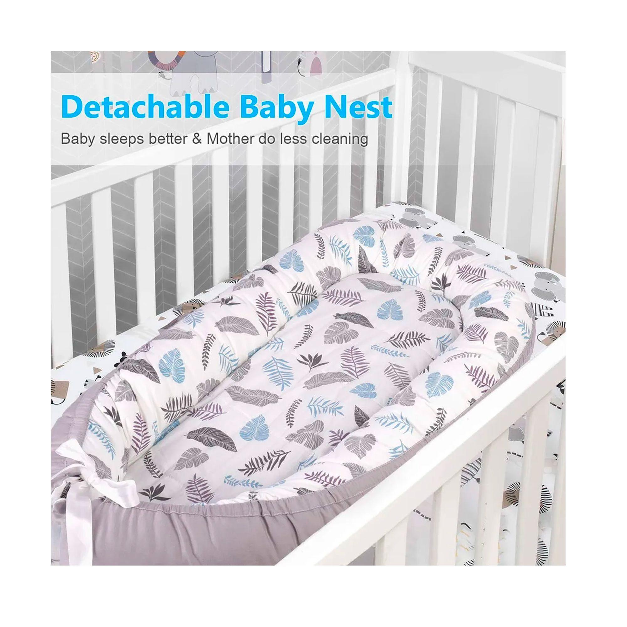 Cama Cojín Nido Colecho De Algodón Para Bebe-4