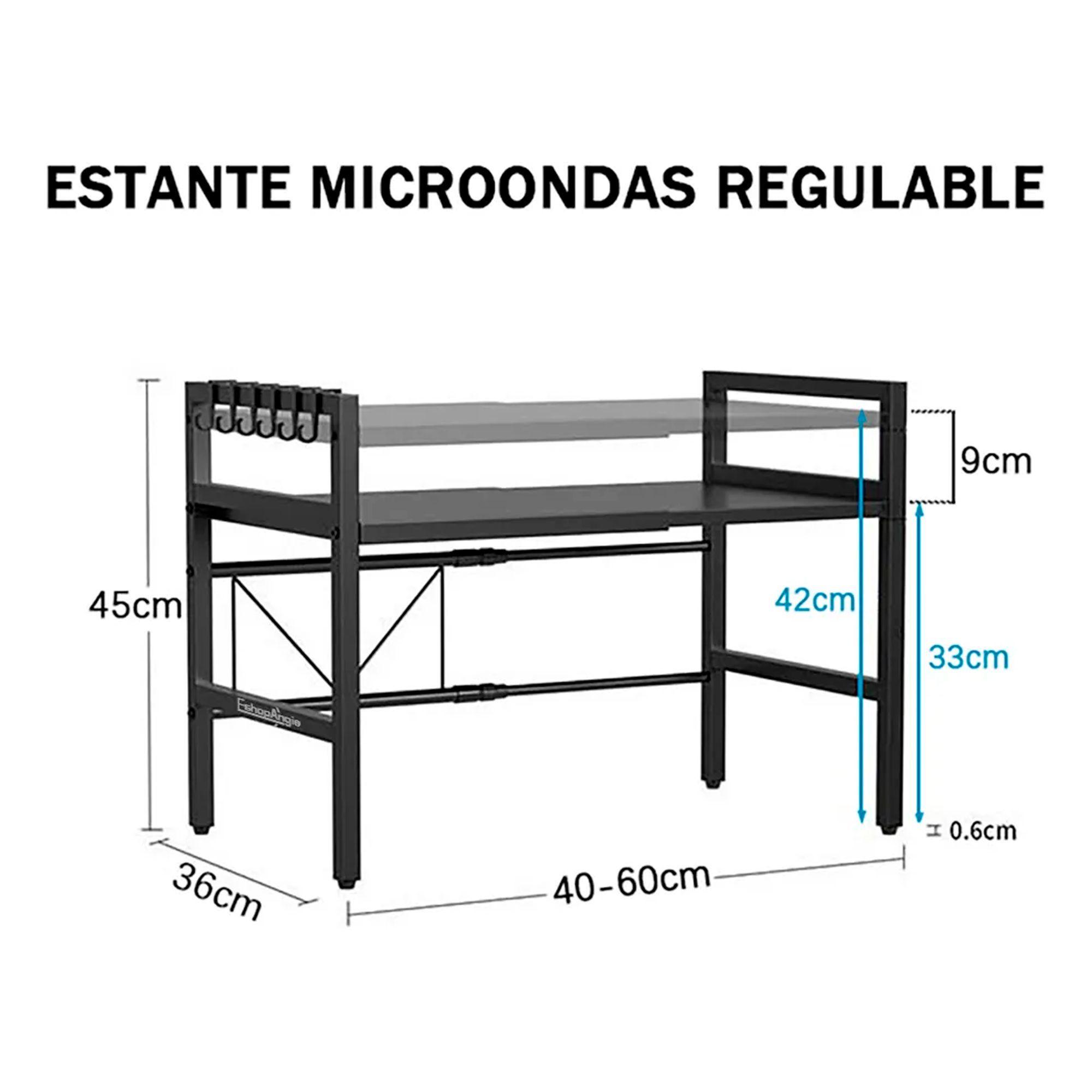 Estante Repisa Extensible Horno Microondas Organizador Rack-2