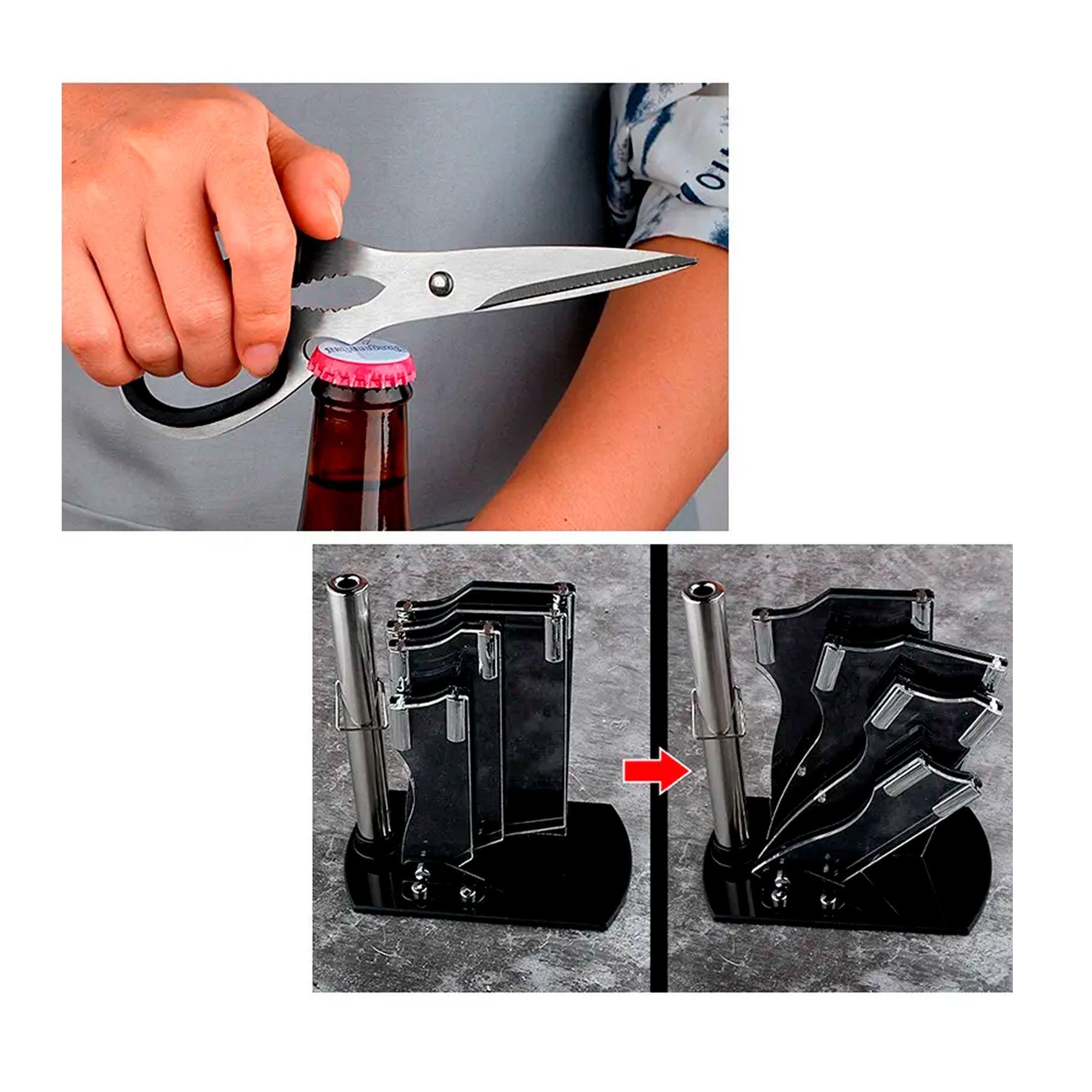 Set De Cuchillos 7Pzs Acero Inoxidable + Soporte-6