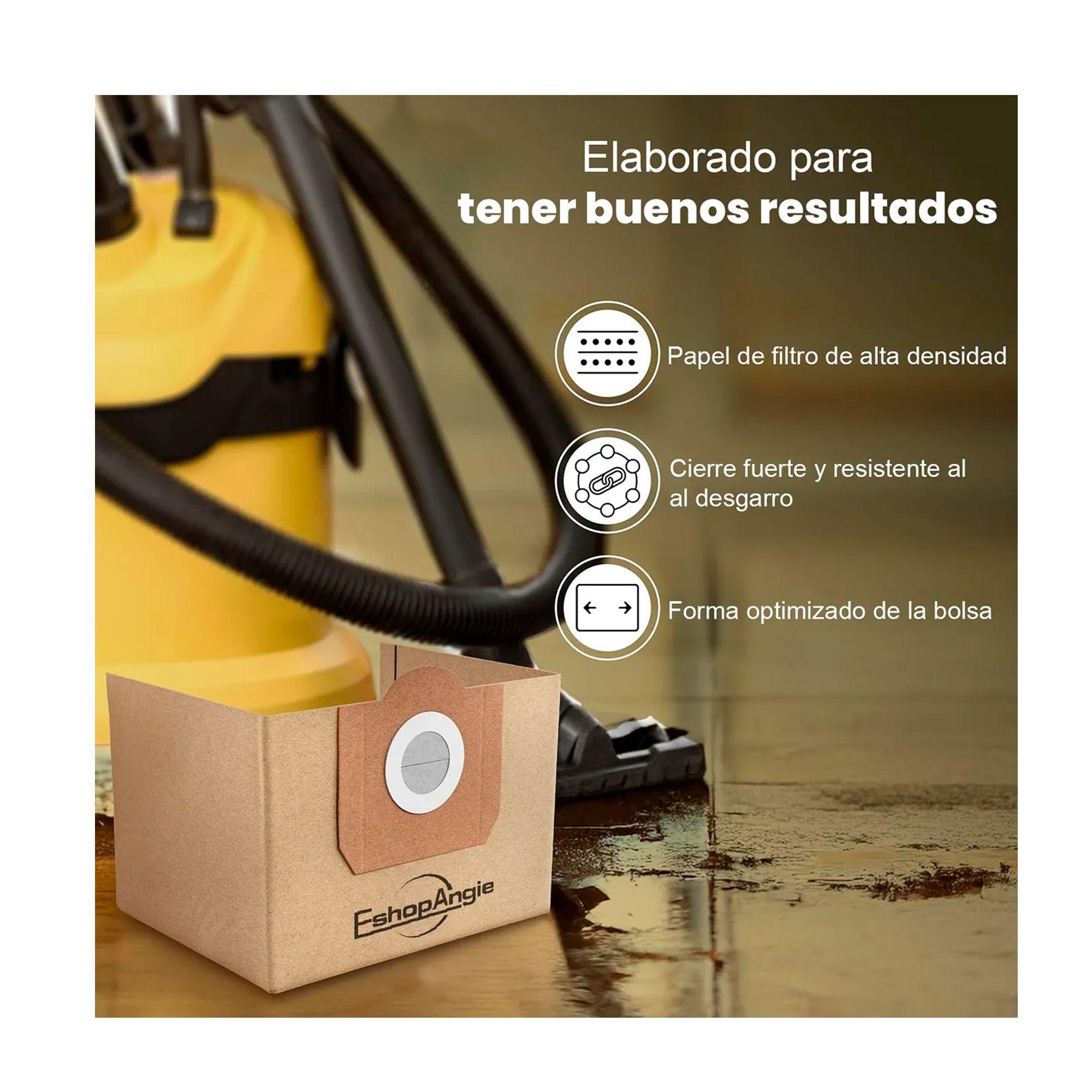 Set 10 Bolsas Papel Aspiradora Karcher Wd3 Mv3 Se4001 Nt20-2