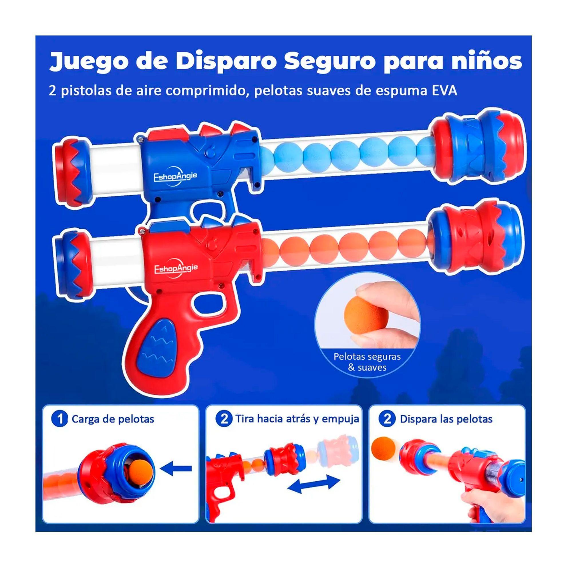 Juguete De Tiro De Dinosaurio Pistolas Lanza Pelotas-3