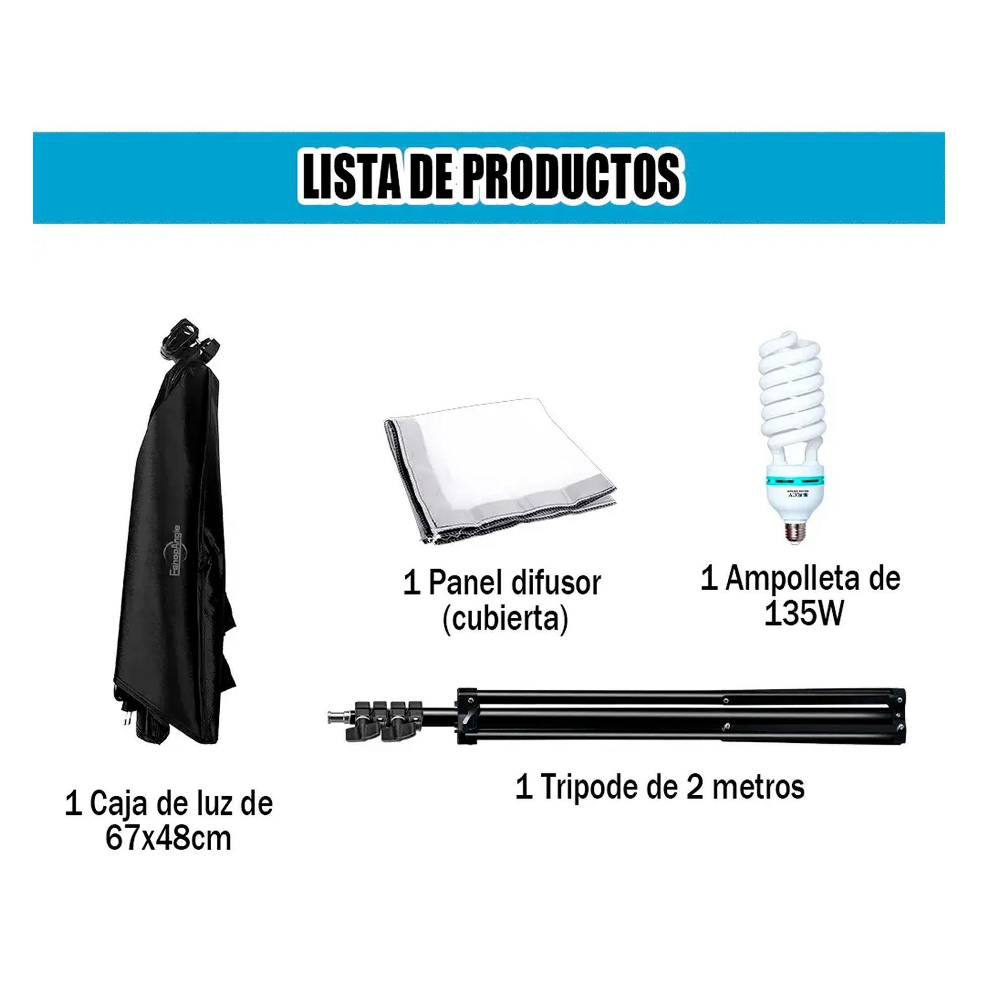 Kit De Iluminaci n Softbox Estudio De Fotograf a Ampolleta-3