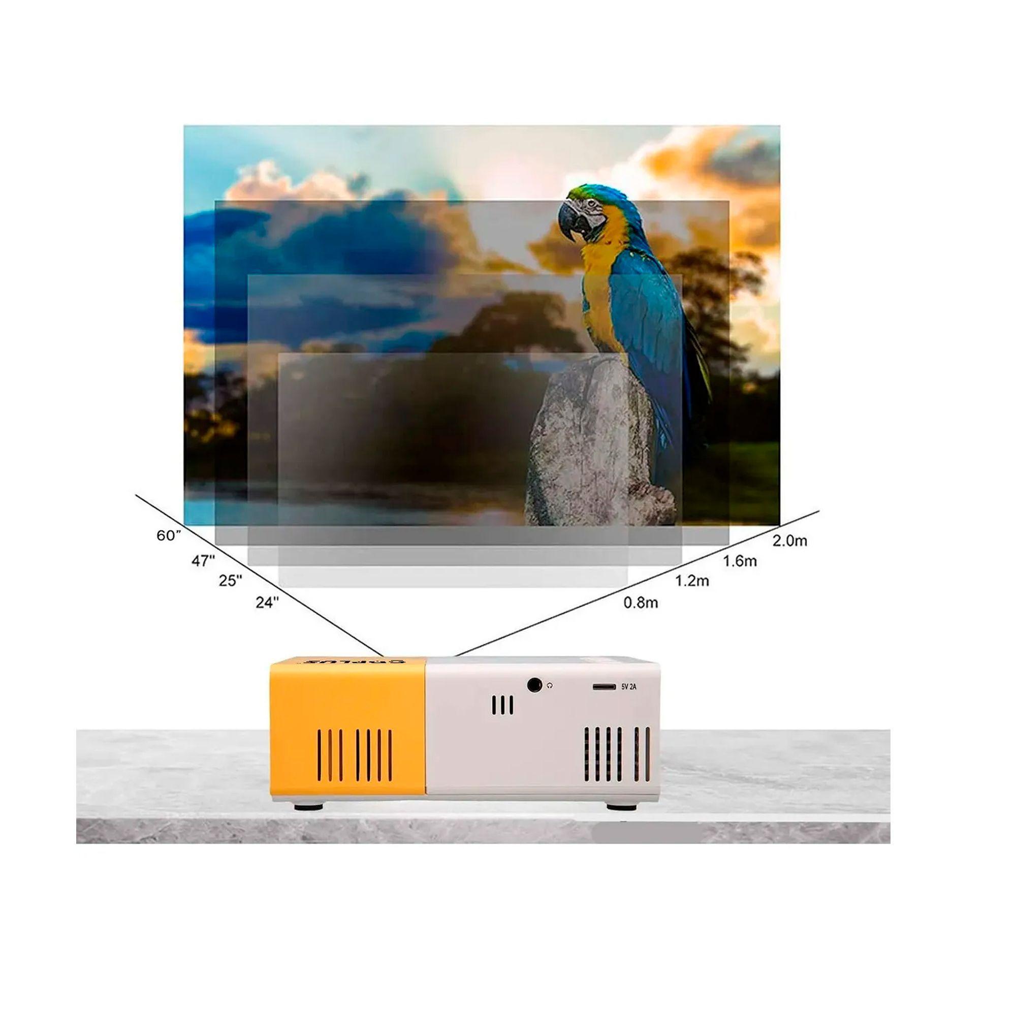 Mini Proyector Led Hdtv Usb Micro Sd Av-4