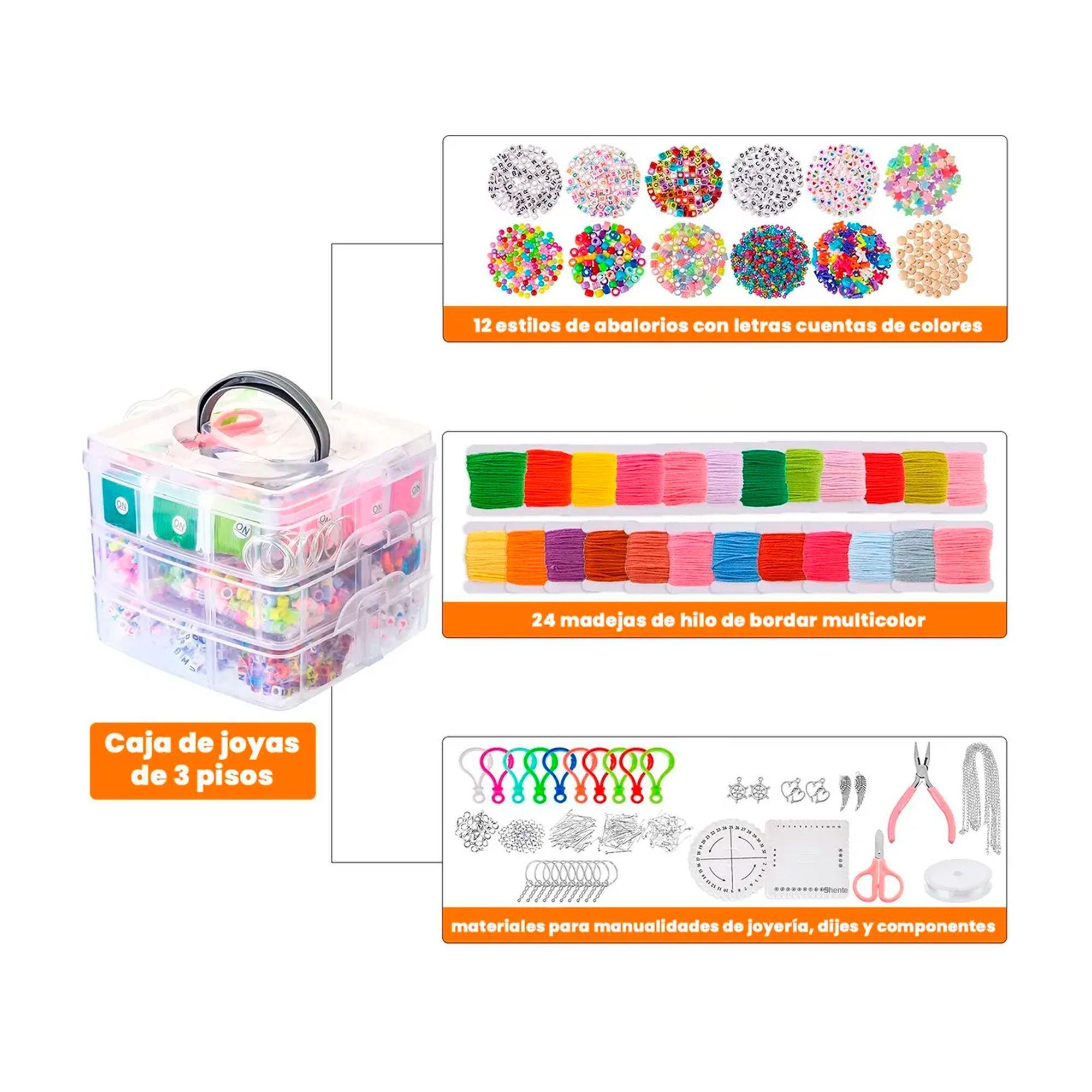Kit De Accesorios Para Hacer Pulseras Y Alhajas 4655pcs-5