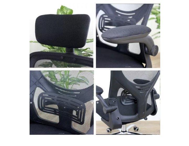 Silla De Oficina Ergonómica Cómoda Con Ruedas-4