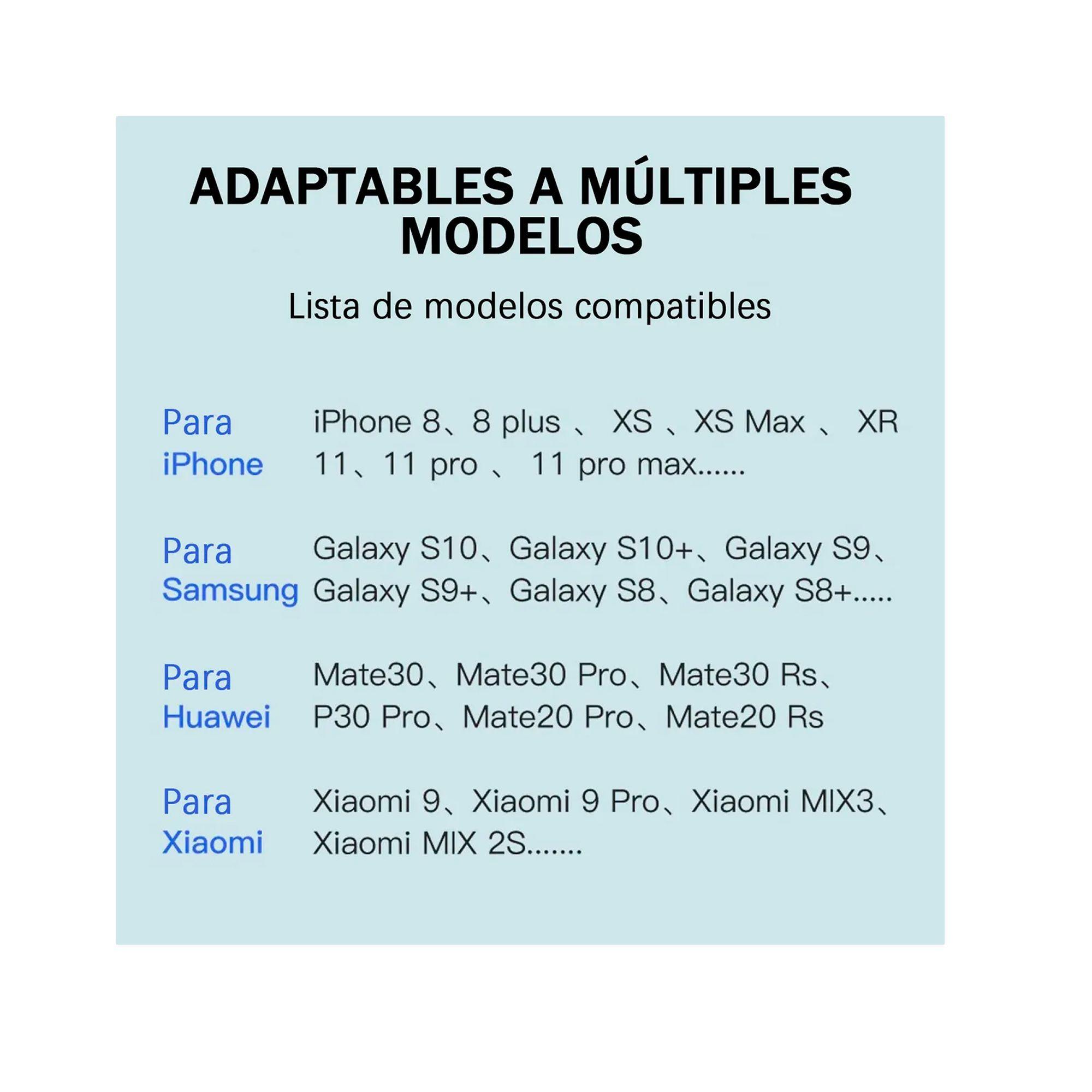 Cargador Inalambrico Carga Rapida Kuulaa 15w Qi Universal-6