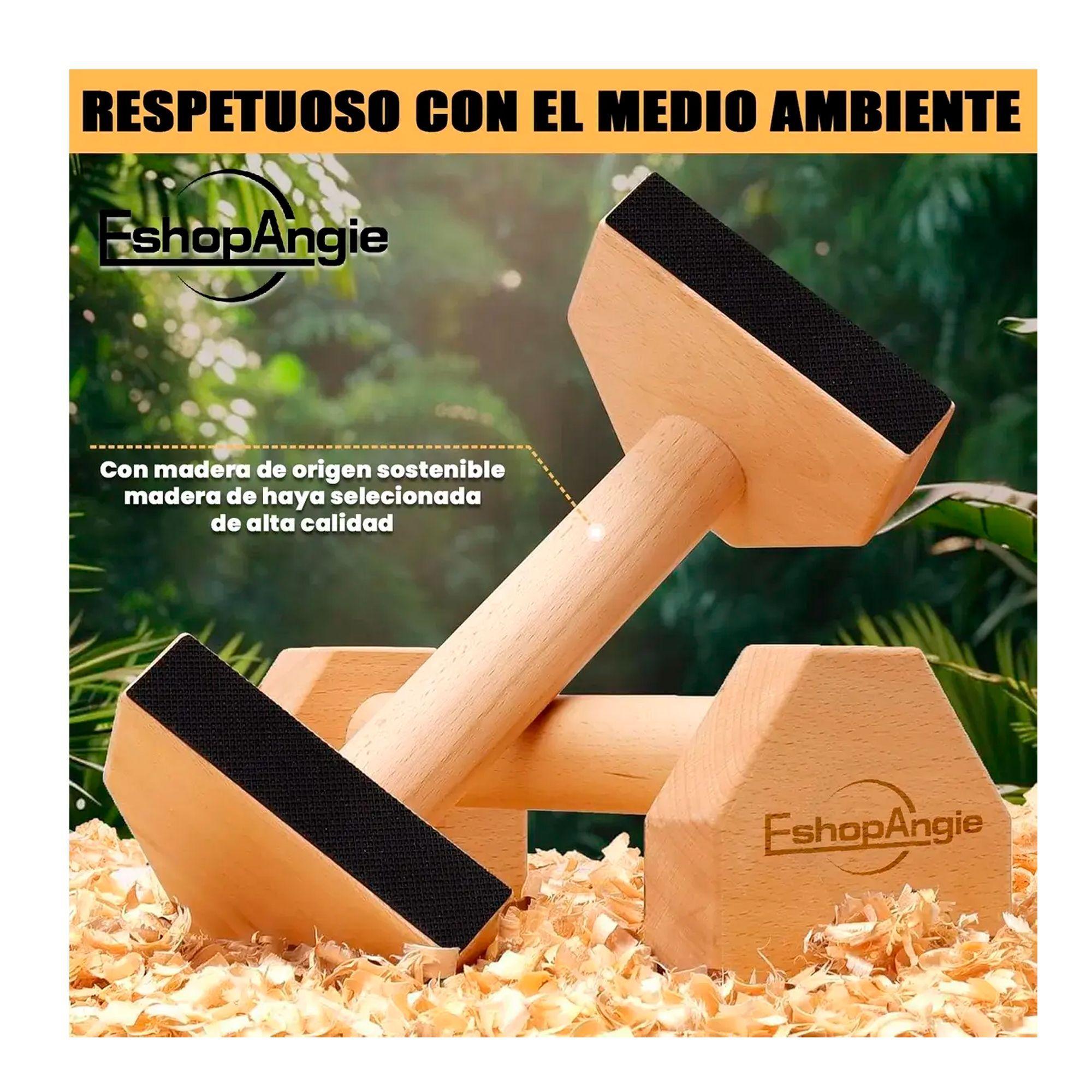Mini Paralelas De Madera Calistenia Fitness Barra -3