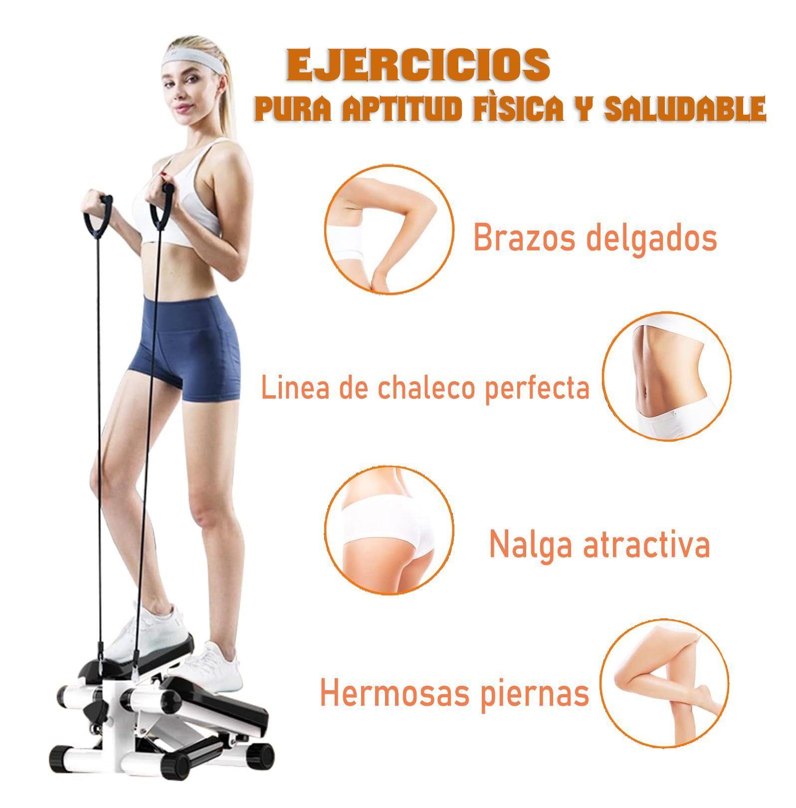 Mini Maquina Escaladora Ejercicios Stepper Bandas Elásticas-2
