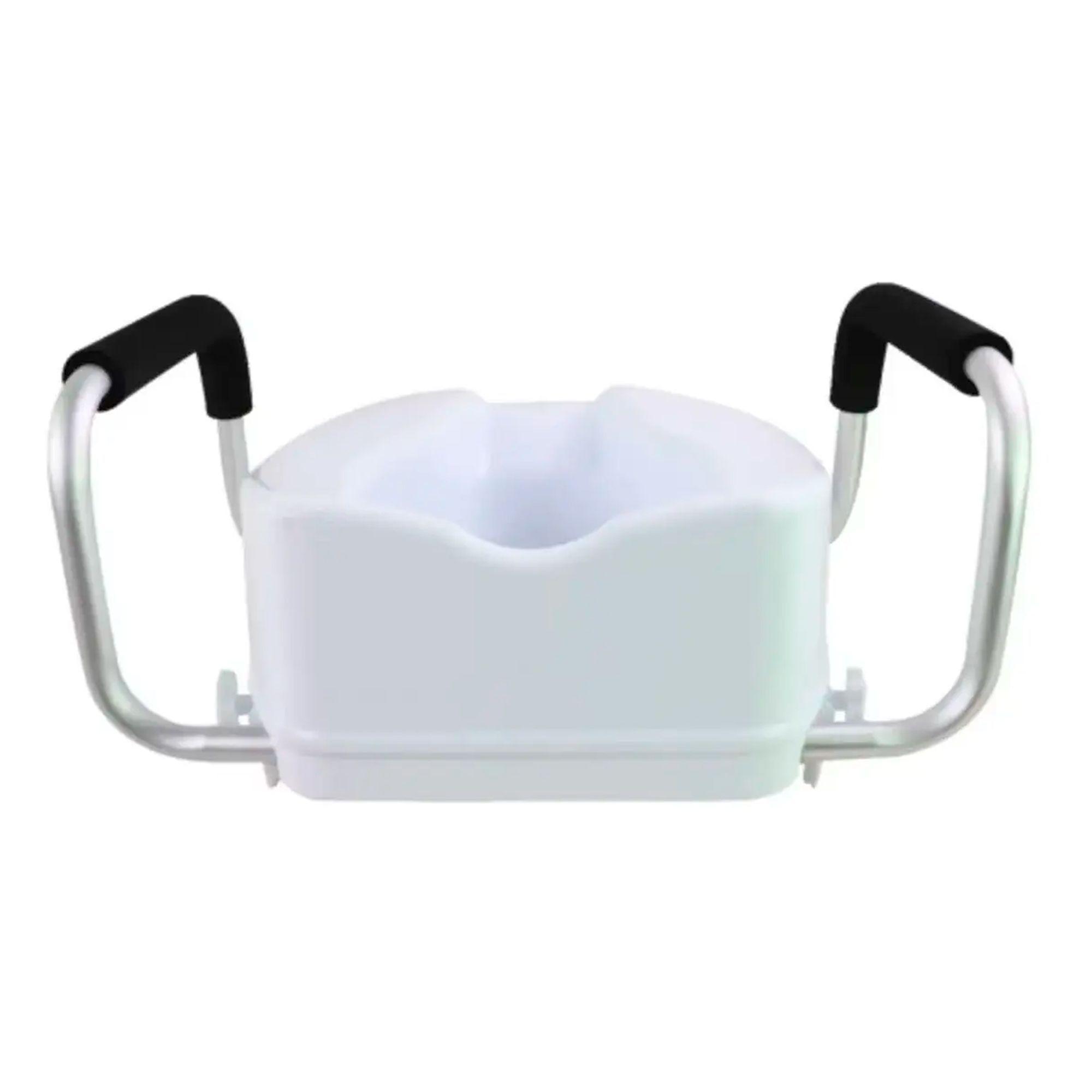 Asiento Wc Elevador 10cm Con Apoya Brazos-2