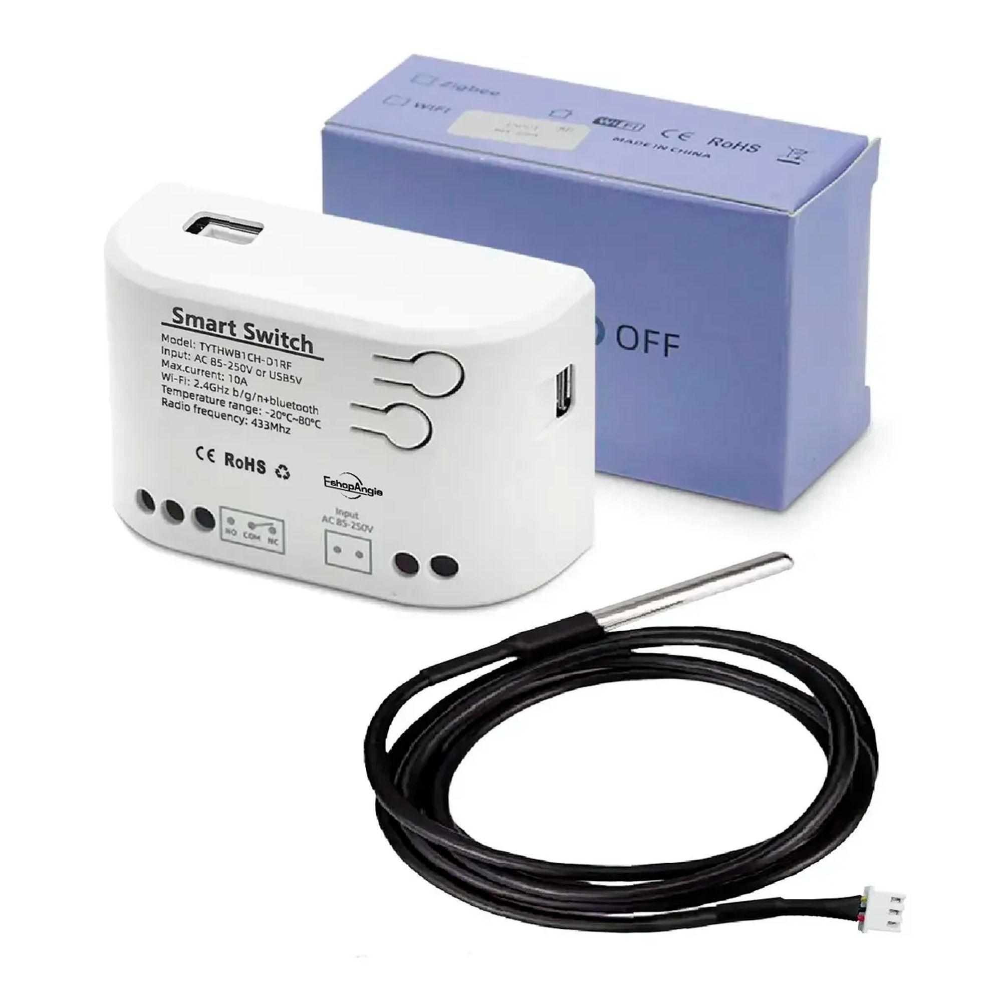 Interruptor Inteligente Wifi Rf Rele Tuya Smart 85 A 250v-0