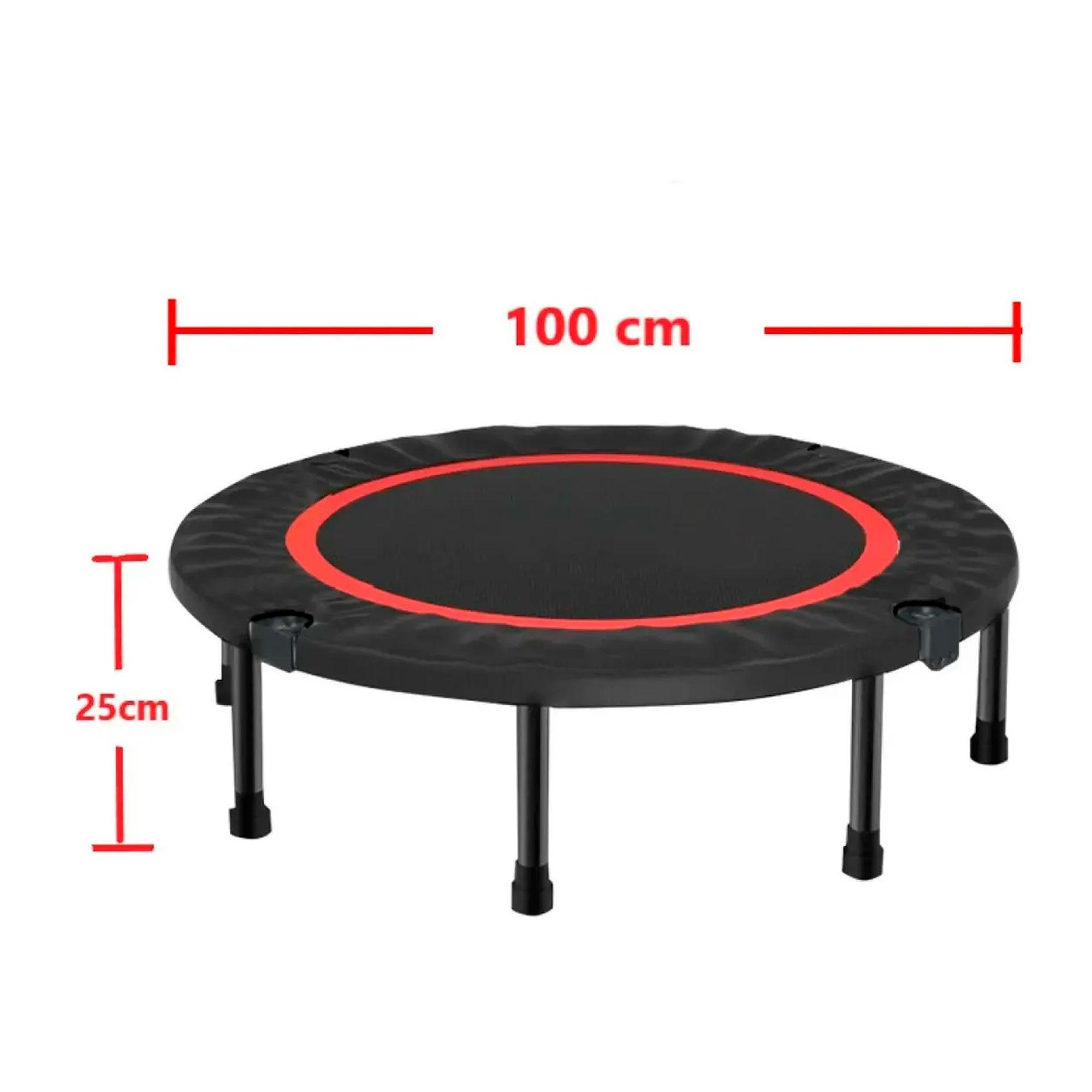 Trampol n Home Fitness Plegable 100cm Cama El stica Port til-1