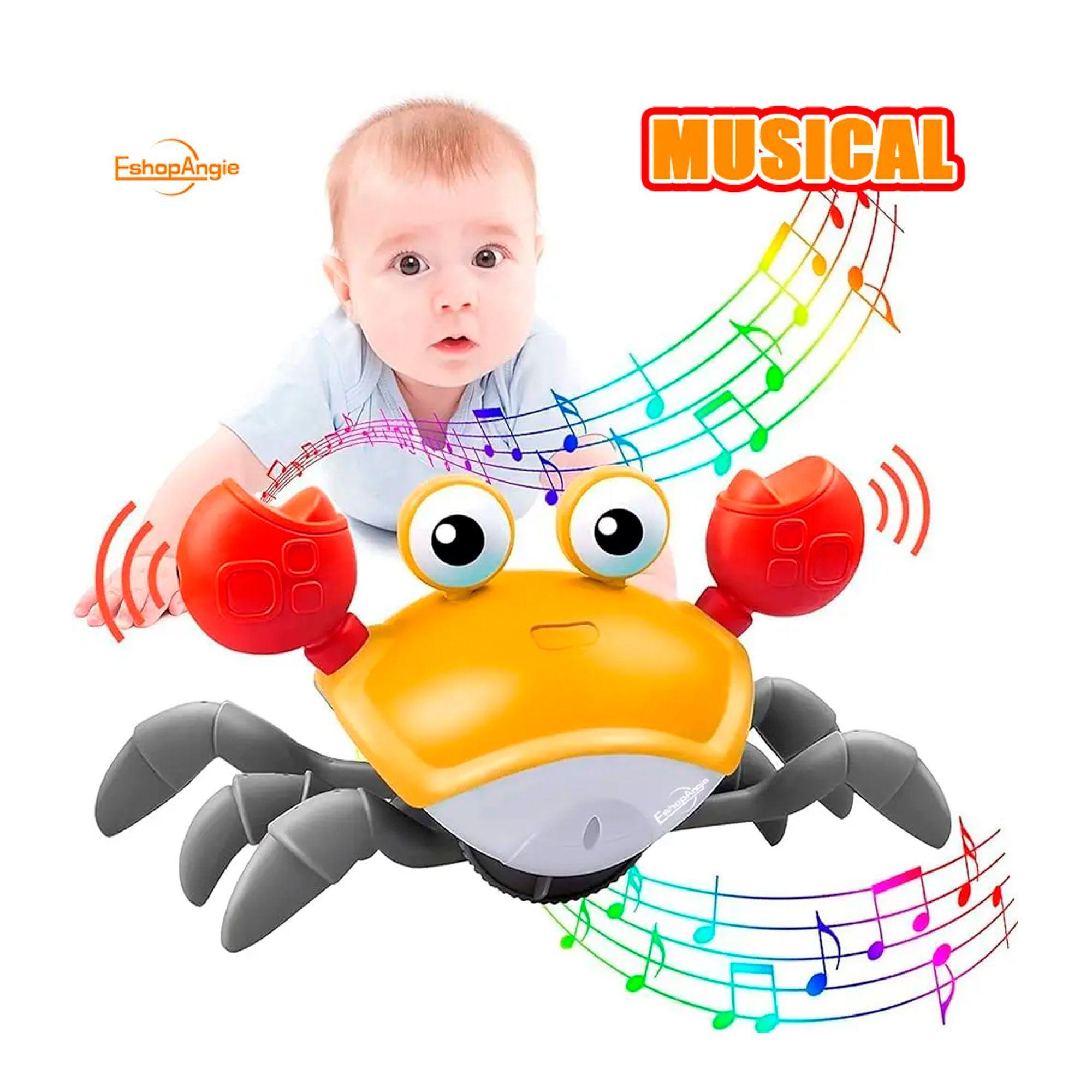 Juguete De Cangrejo Bebé Con Música Juguete A Pilas-6