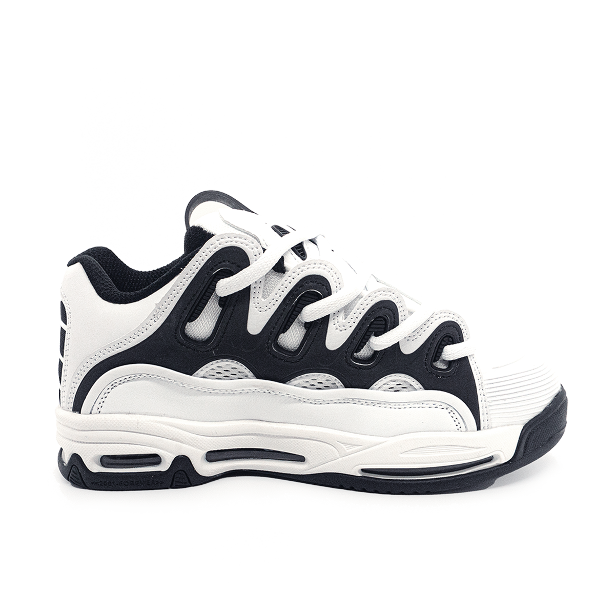 Zapatilla Osiris D3 2001 Hombre Black White-0