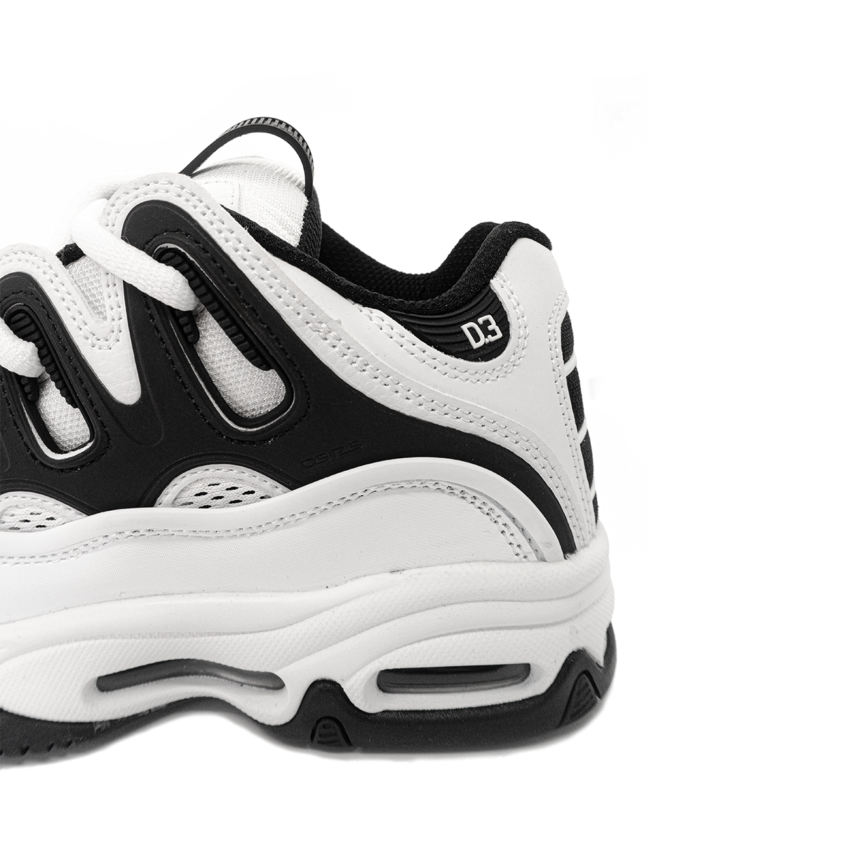 Zapatilla Osiris D3 2001 Hombre Black White-2