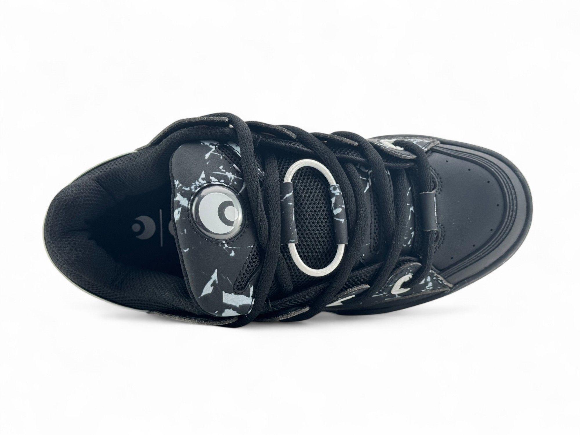 Zapatilla Osiris D3 OG Hombre Black White Marble-2