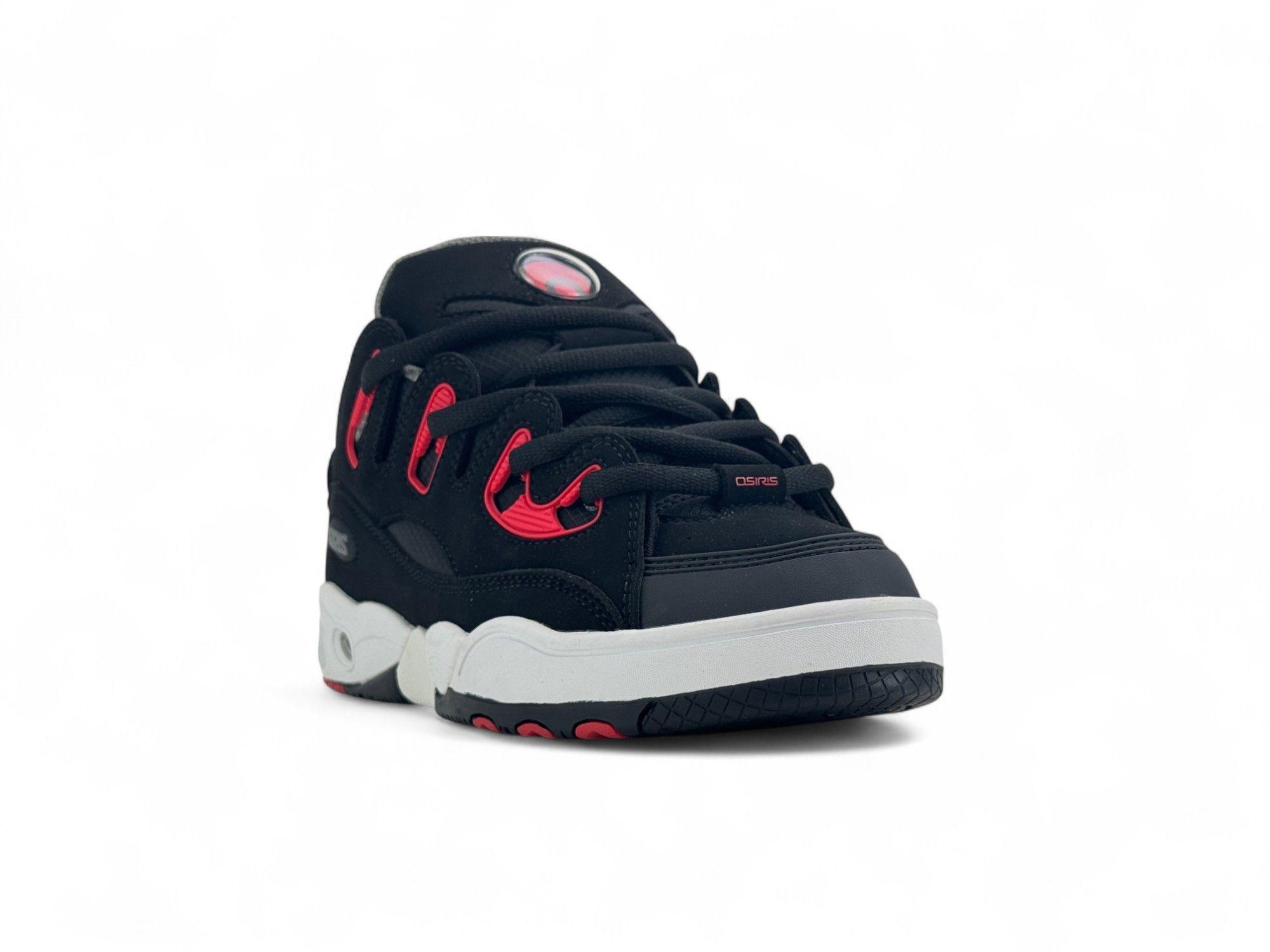 Zapatilla Osiris D3 E M Black Charcoal Red-5