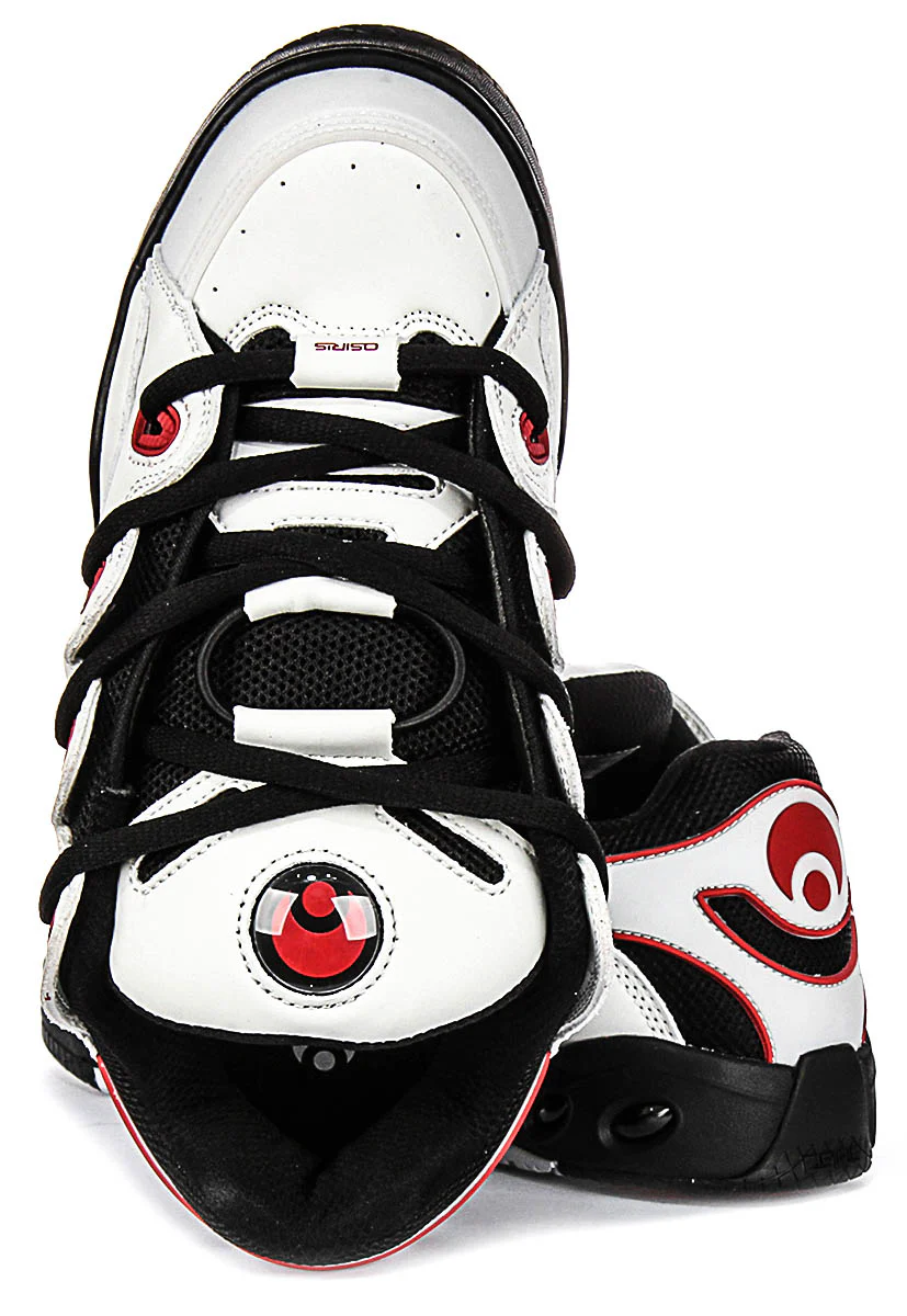 Zapatillas Osiris D3 OG - Negro, Blanco, Rojo-3