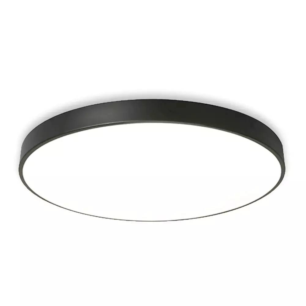 Plafón circular negro 50CM 6000K-0